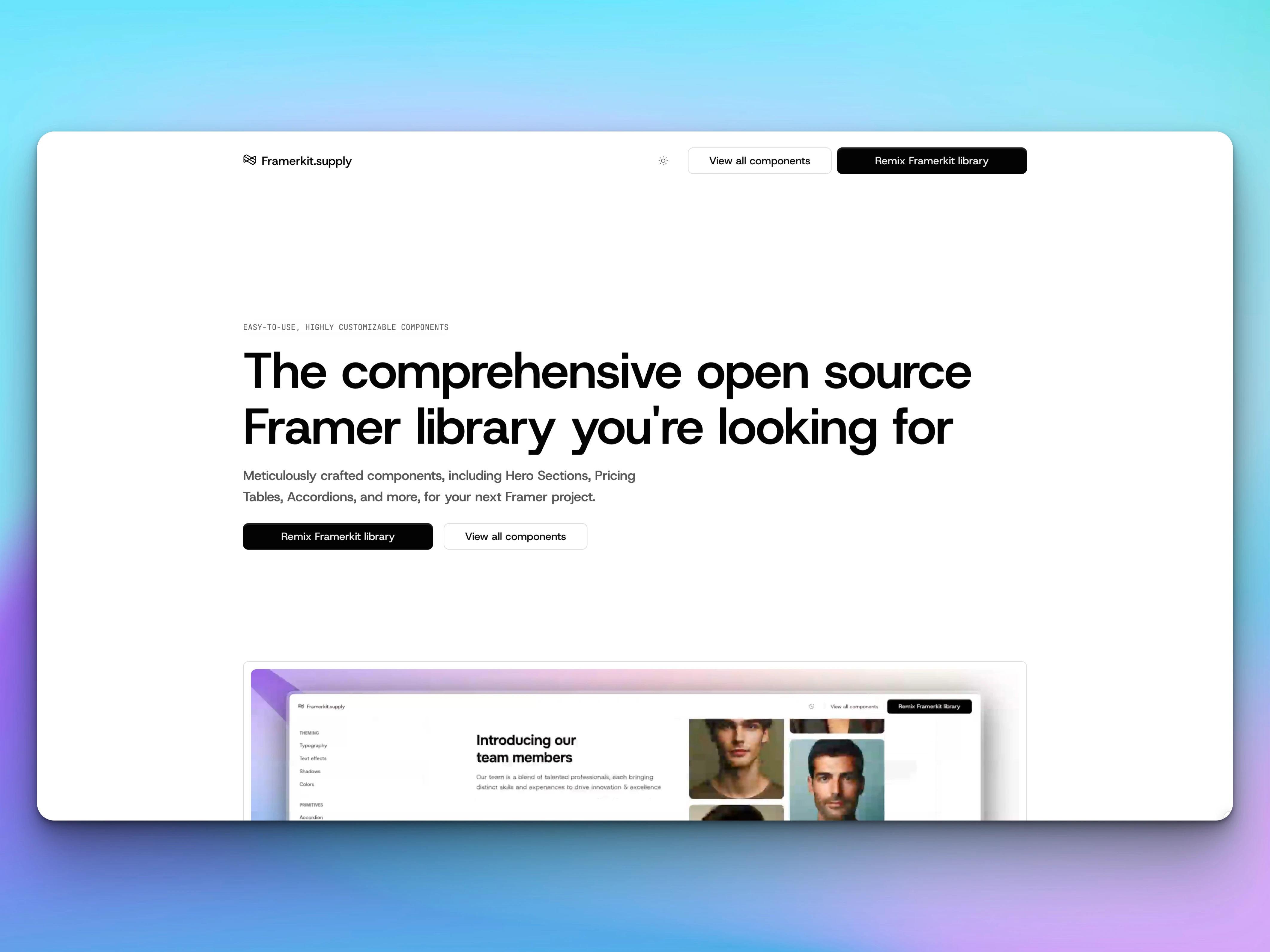 Framerkit