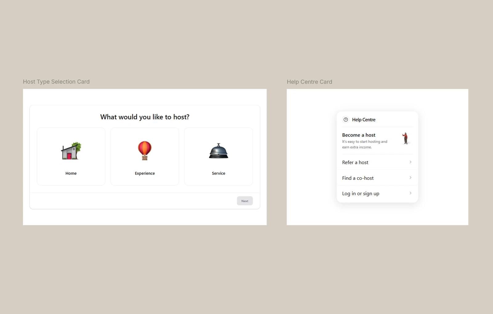 Nav bar pop-up modals