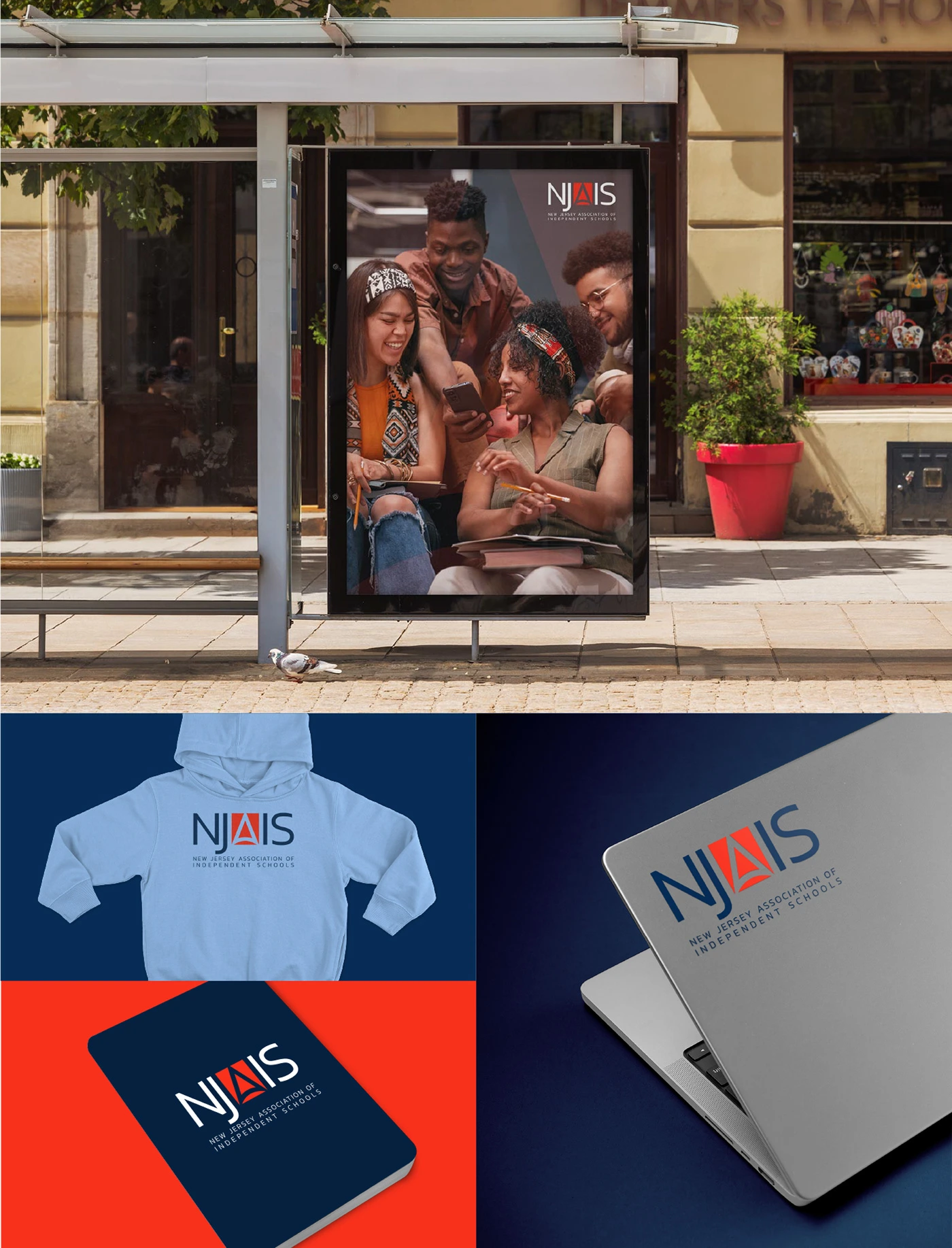 Project Overview
The New Jersey Association of Independent Schools (NJAIS) is a nonprofit organization dedicated to supporting independent schools across New Jersey. With a legacy dating back to 1958, NJAIS provides accreditation, professional development, advocacy, and networking opportunities for private K-12 schools. Under new leadership in 2024, NJAIS embarked on a brand modernization journey to better reflect its mission, values, and forward-thinking approach.

Design Approach
This project work for UL-UX studio. The goal of this rebrand was to create a modern, minimalist, and elegant visual identity that represents NJAIS’s core values: guidance, excellence, and direction. The new logo needed to incorporate a focal point icon—such as a compass or North Star—to symbolize leadership and educational direction. Additionally, the logo had to be adaptable, allowing for modifications should NJAIS expand or merge with other state associations in the future

Outcome
This rebrand elevates NJAIS’s identity with a timeless yet modern design, distinguishing it from competitors while staying true to its mission. The versatile logo system ensures adaptability for future growth, reinforcing NJAIS as a trusted guide for independent schools in New Jersey.