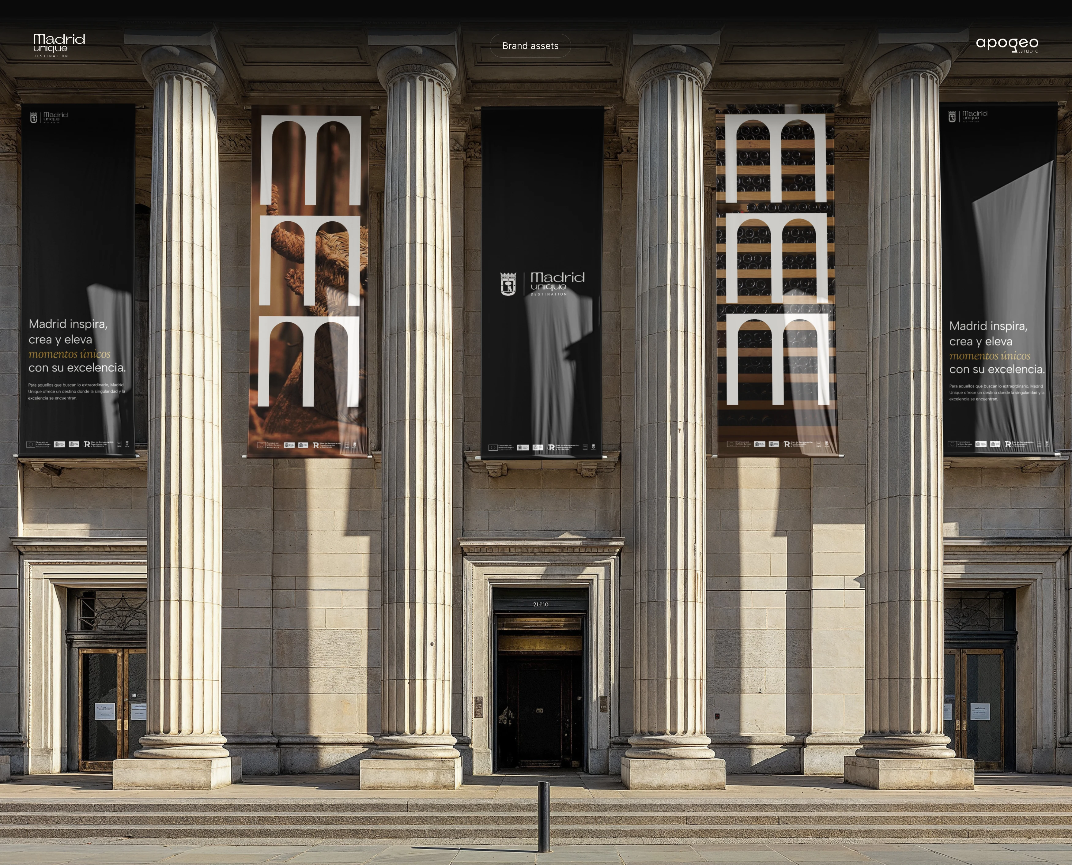 Brand assets for their launch event.