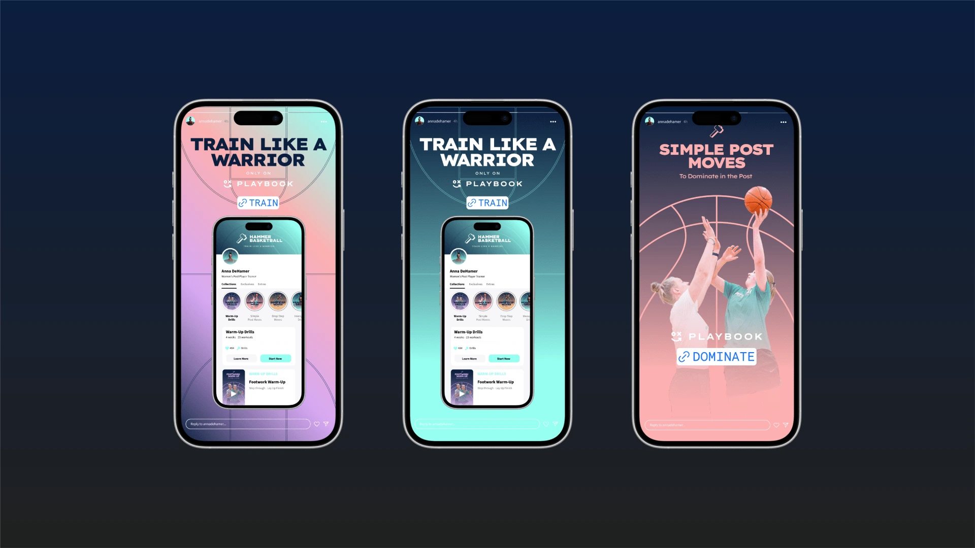 Marketing asset templates