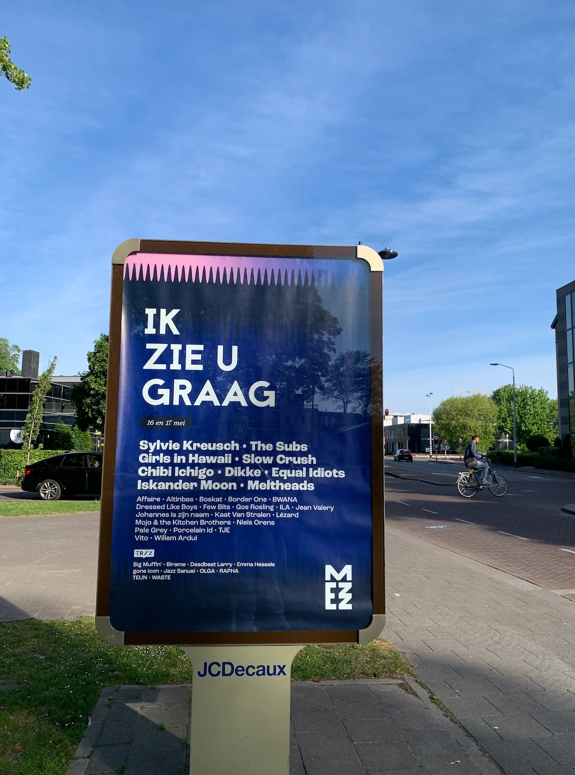 Posters placed across the city to bring the festival’s identity into public space.
