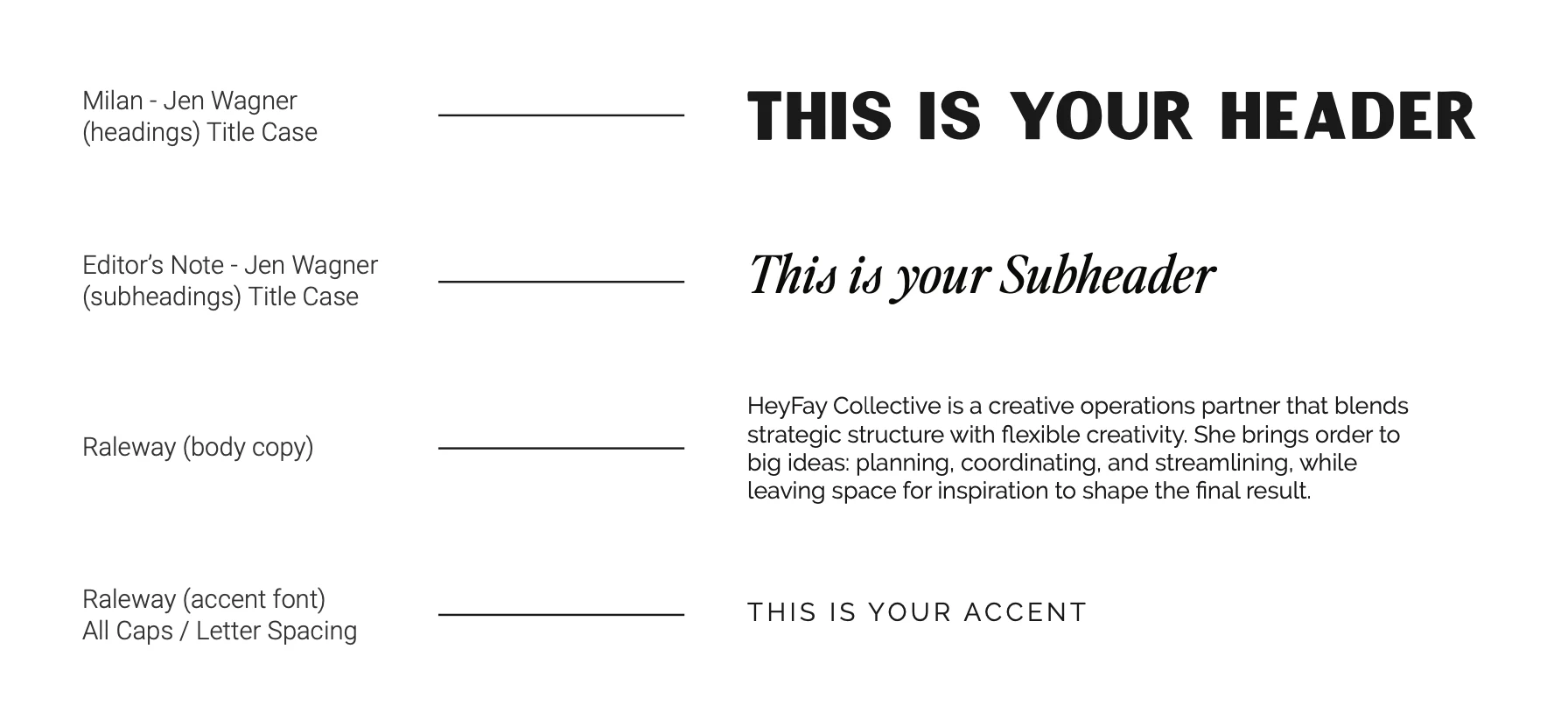 HeyFay Collective - Font Suite
