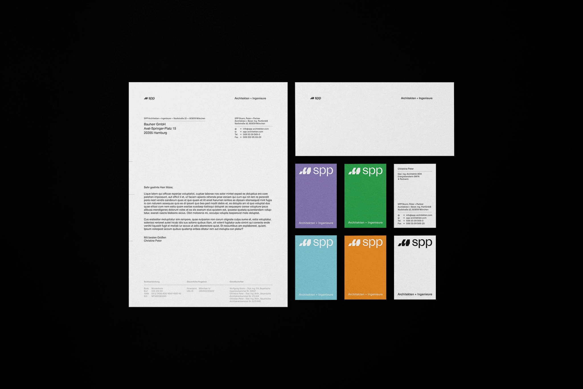 Business stationery