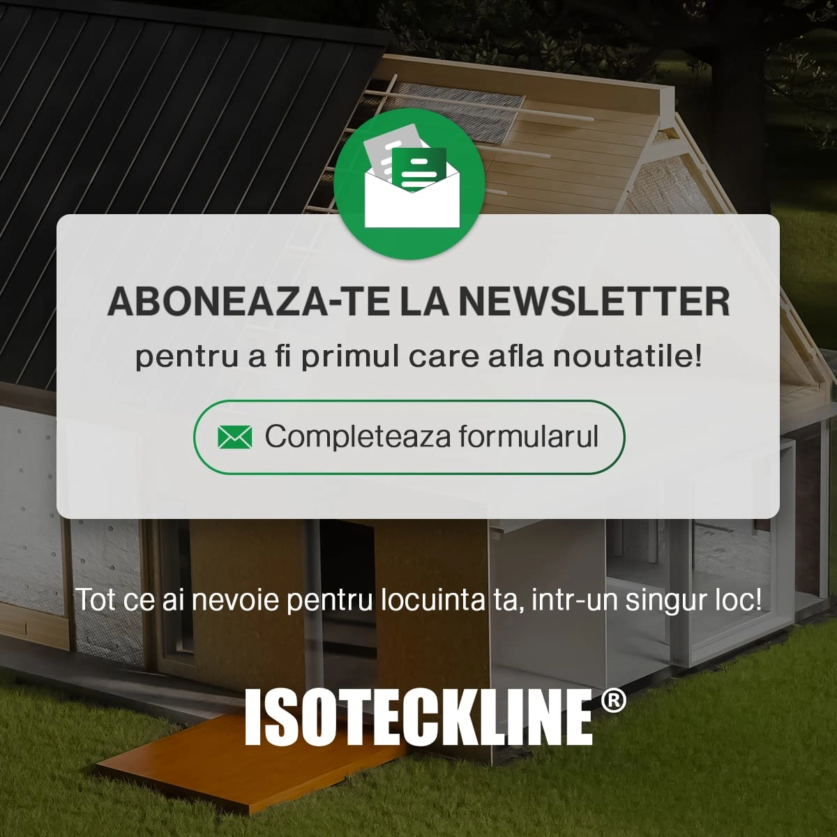 ISOTECKLINE Subscribe to Newsletter Campaign