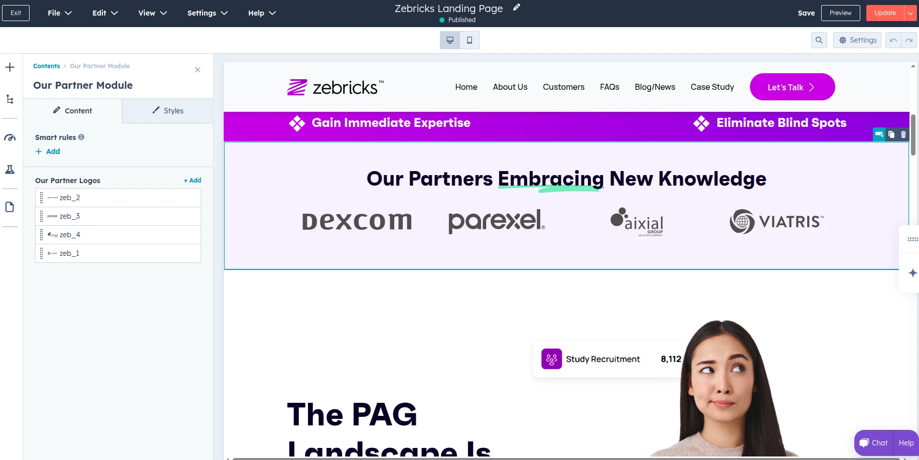 Partner Module Editor