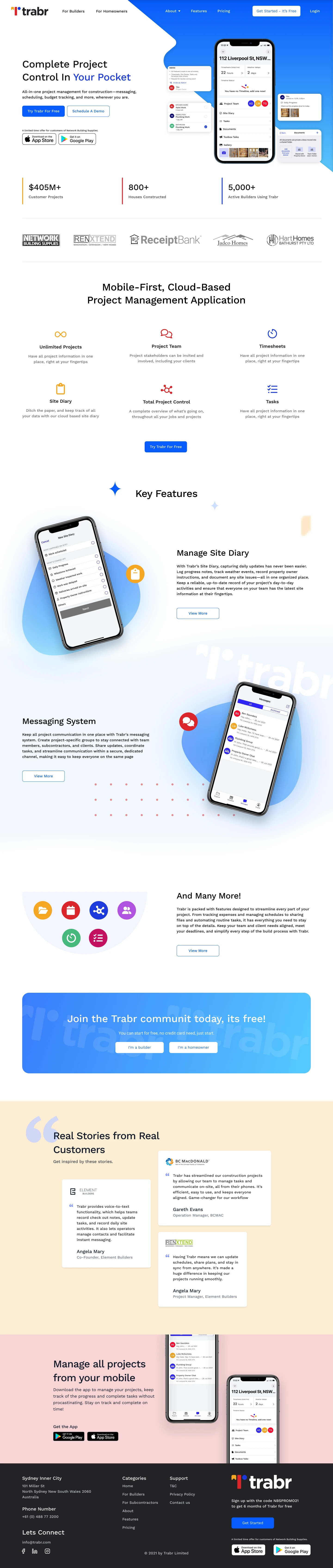 Redesign Landing Page
