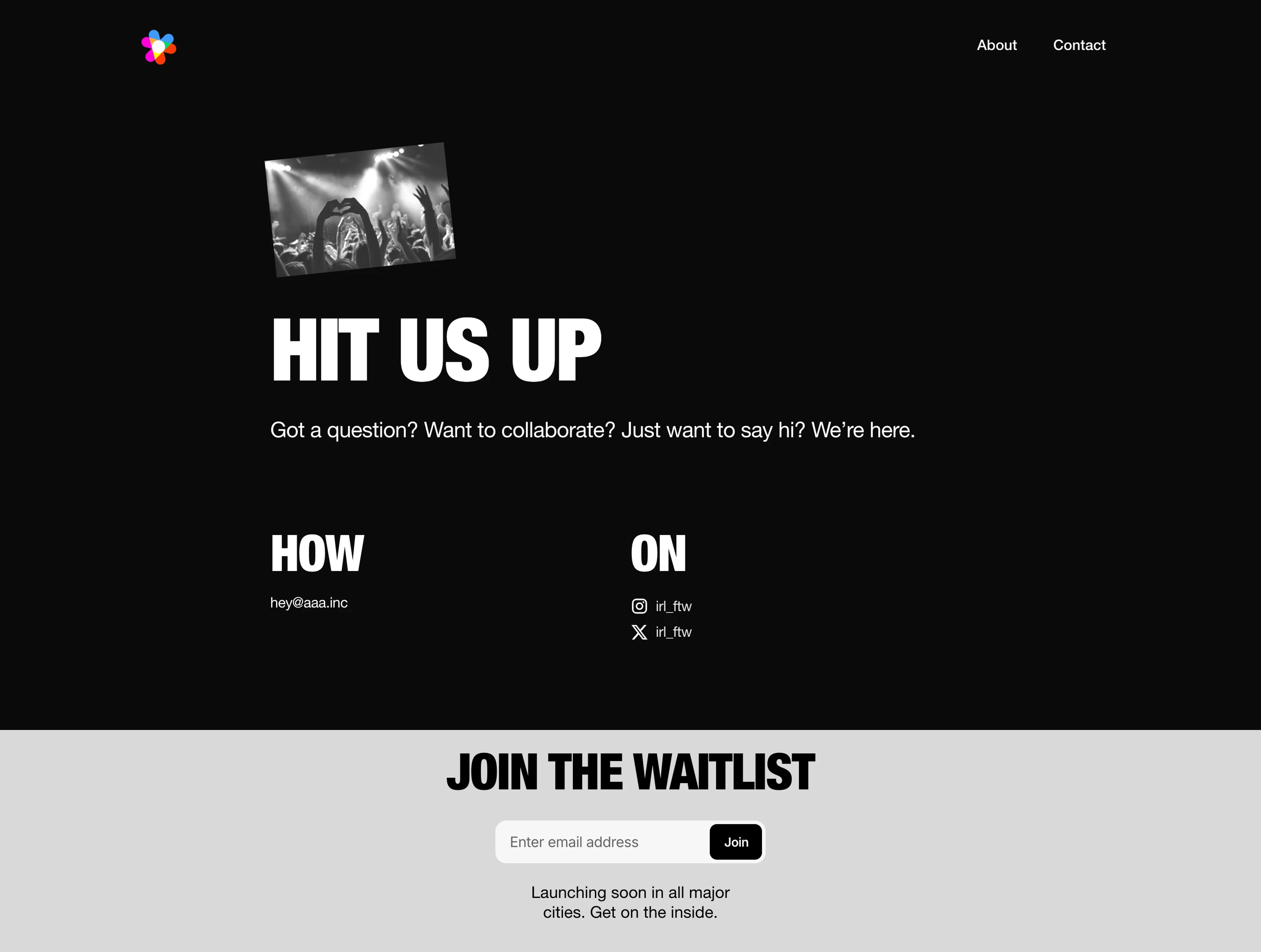 Contact Page