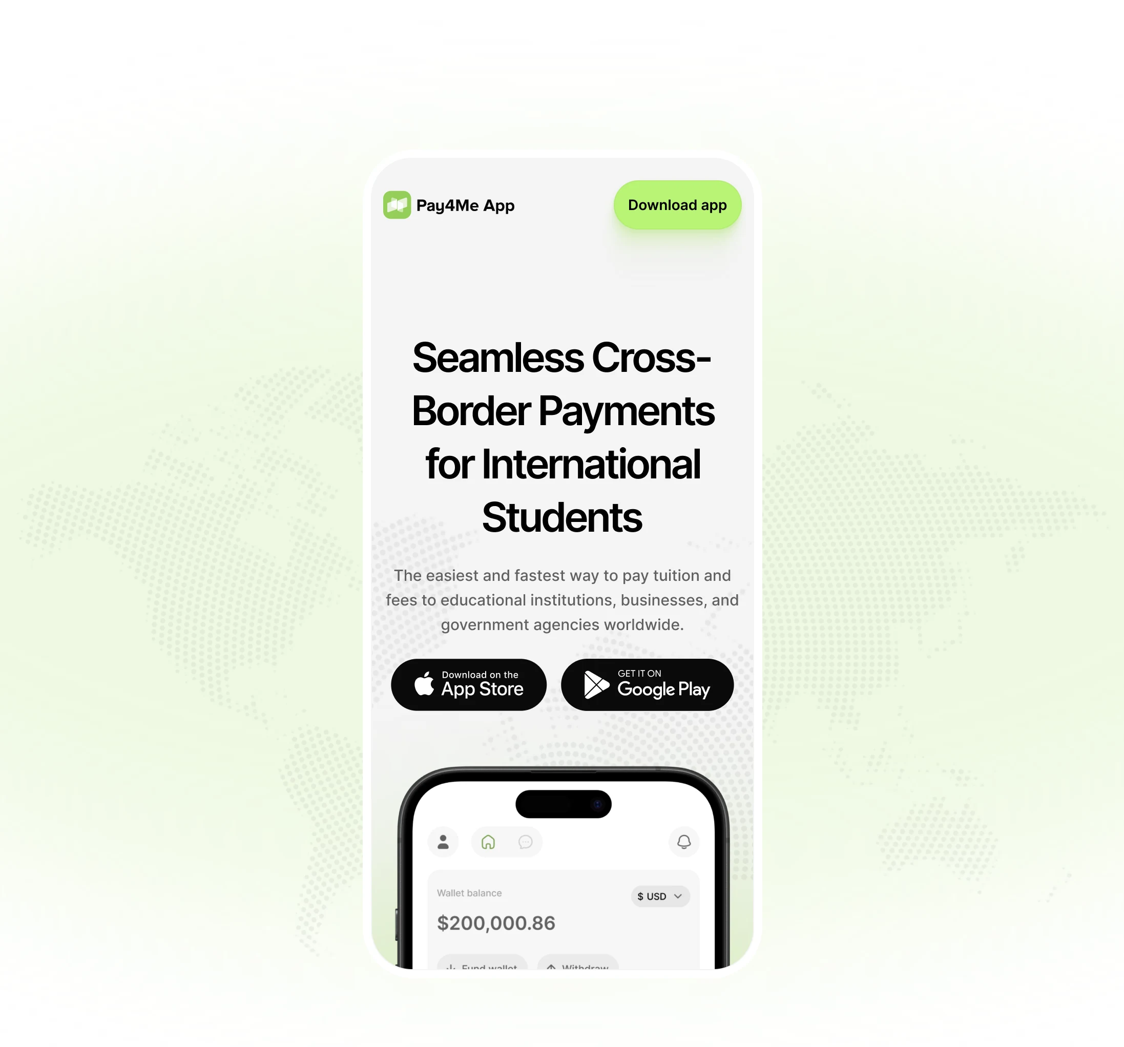 Mobile responsive view