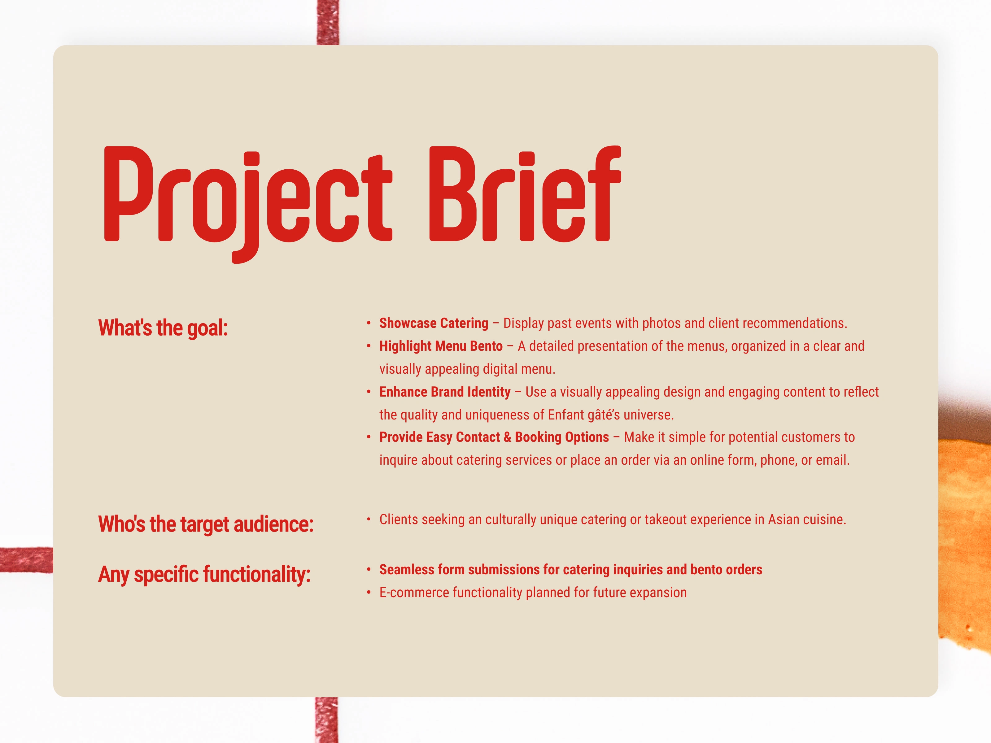 Project Brief