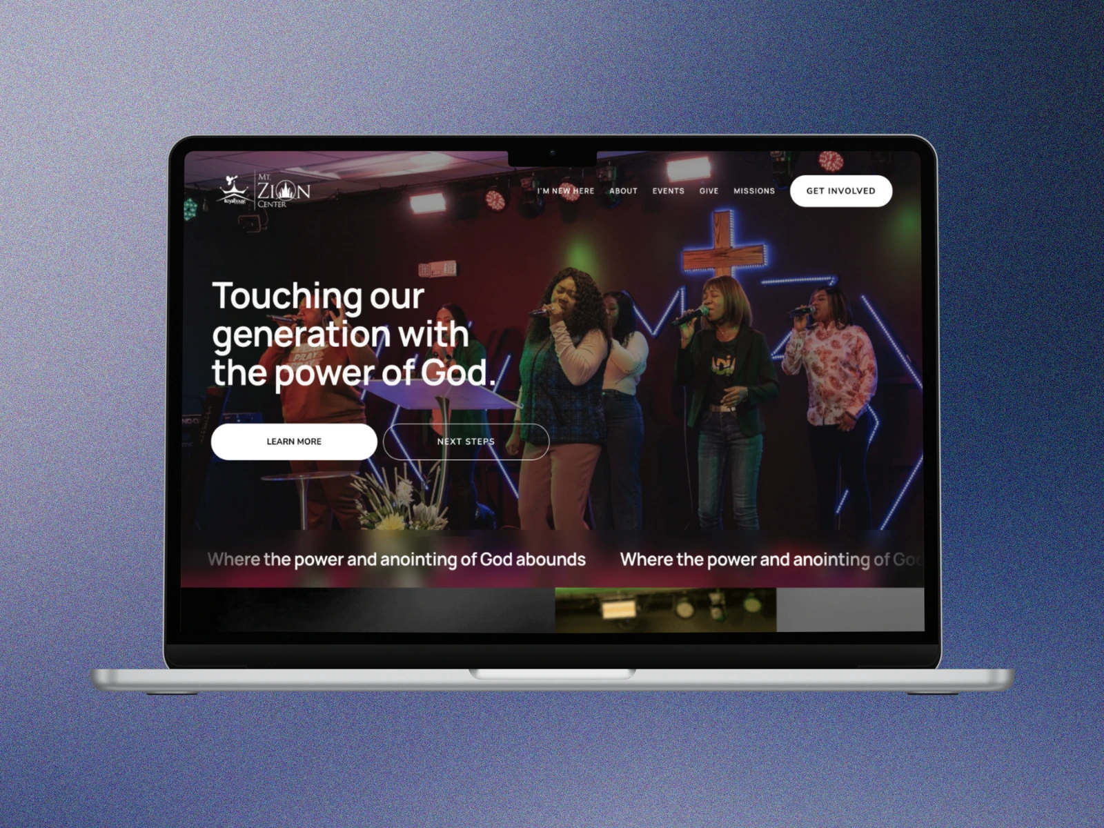 Hero Section of Our Home Page