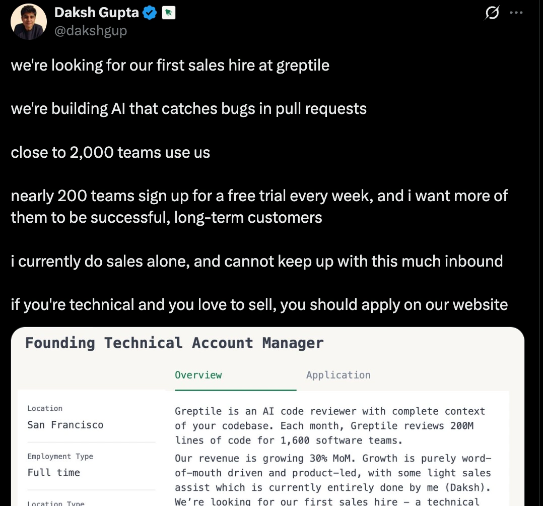 Recent tweet