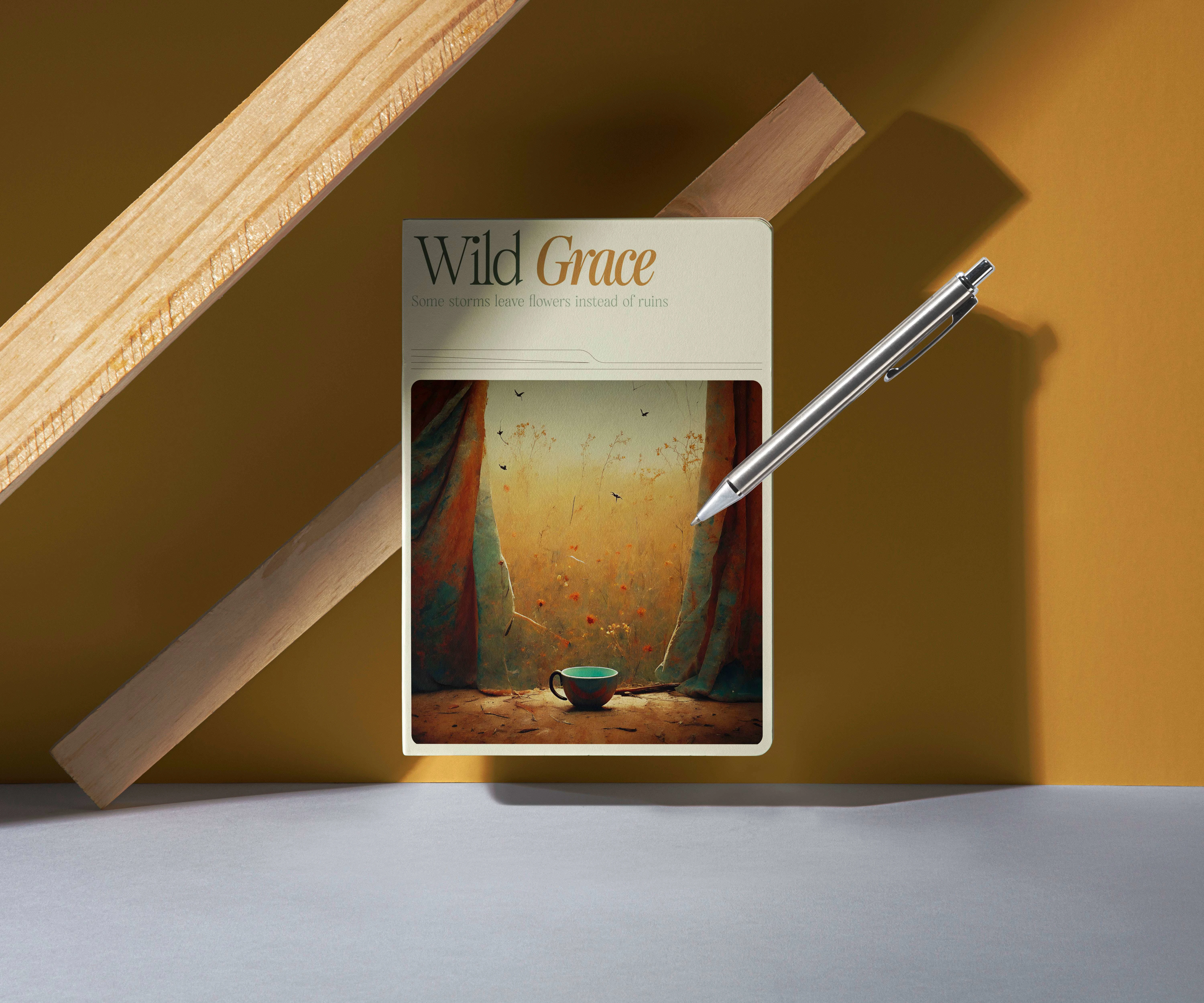 A minimal cheerful Book Cover