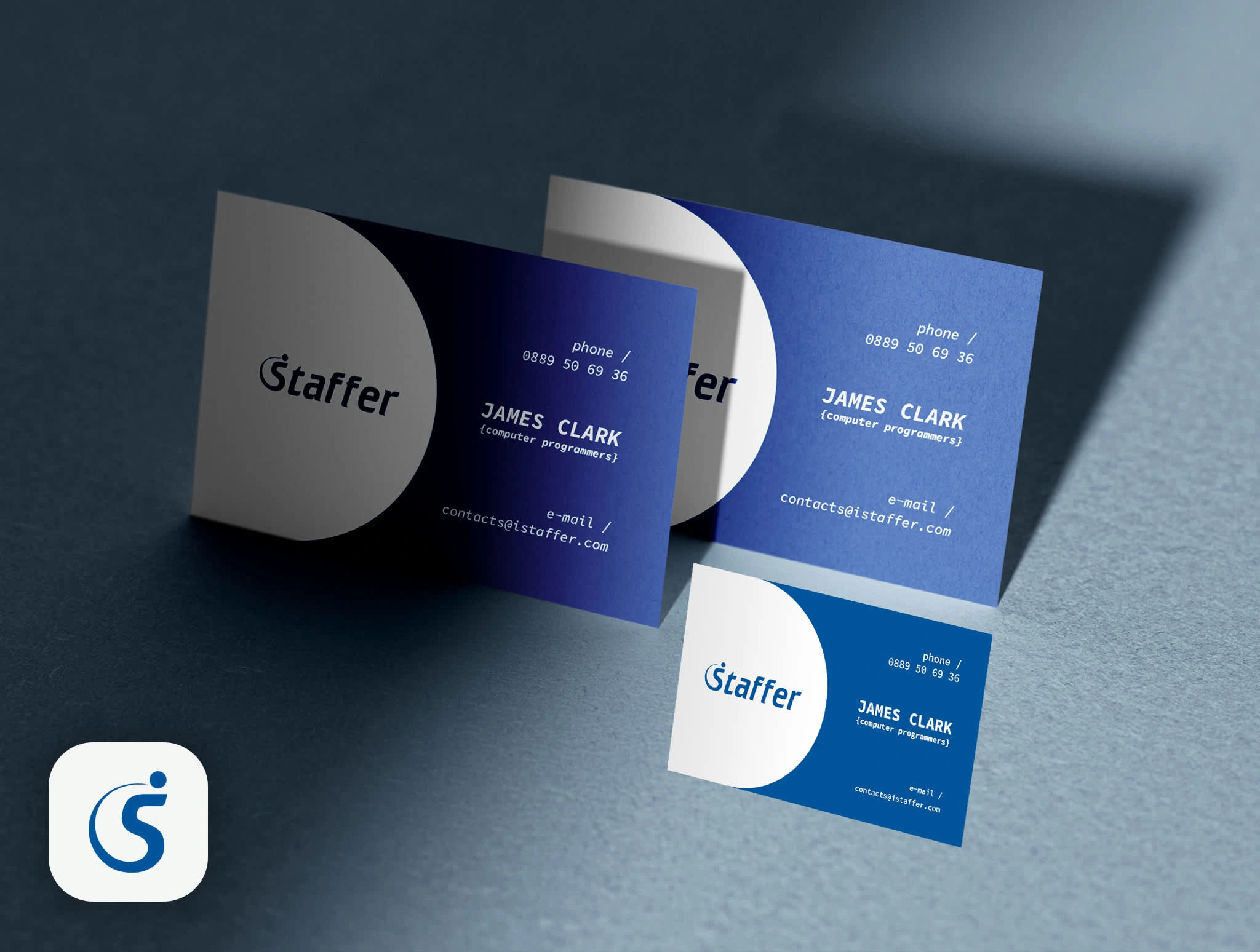 Horizontal Business Card Design