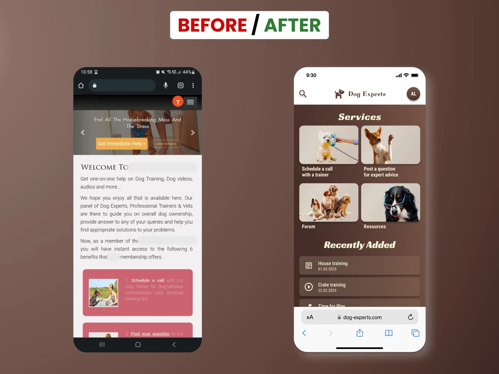 Before / After