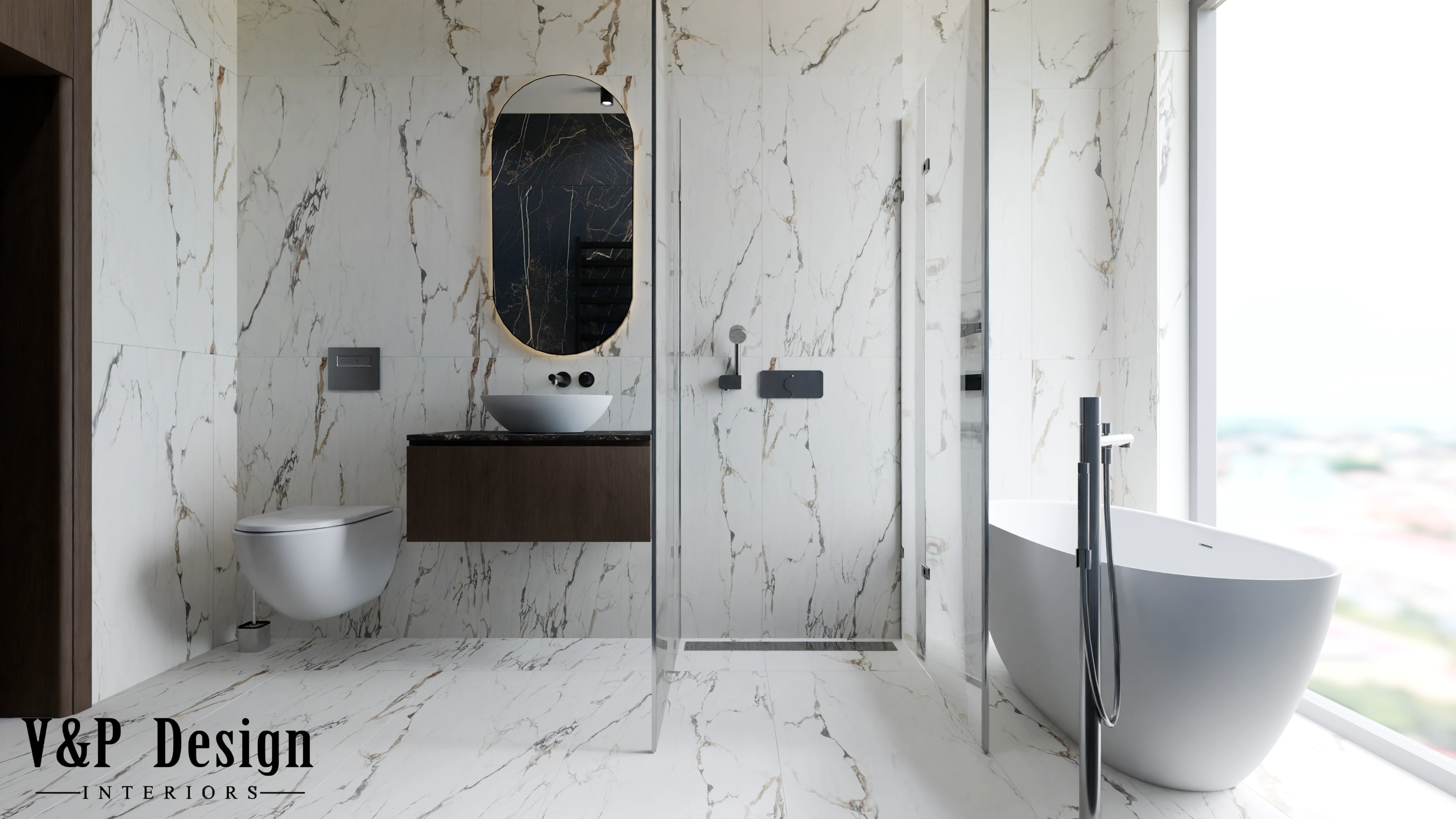 Bathroom 3D render