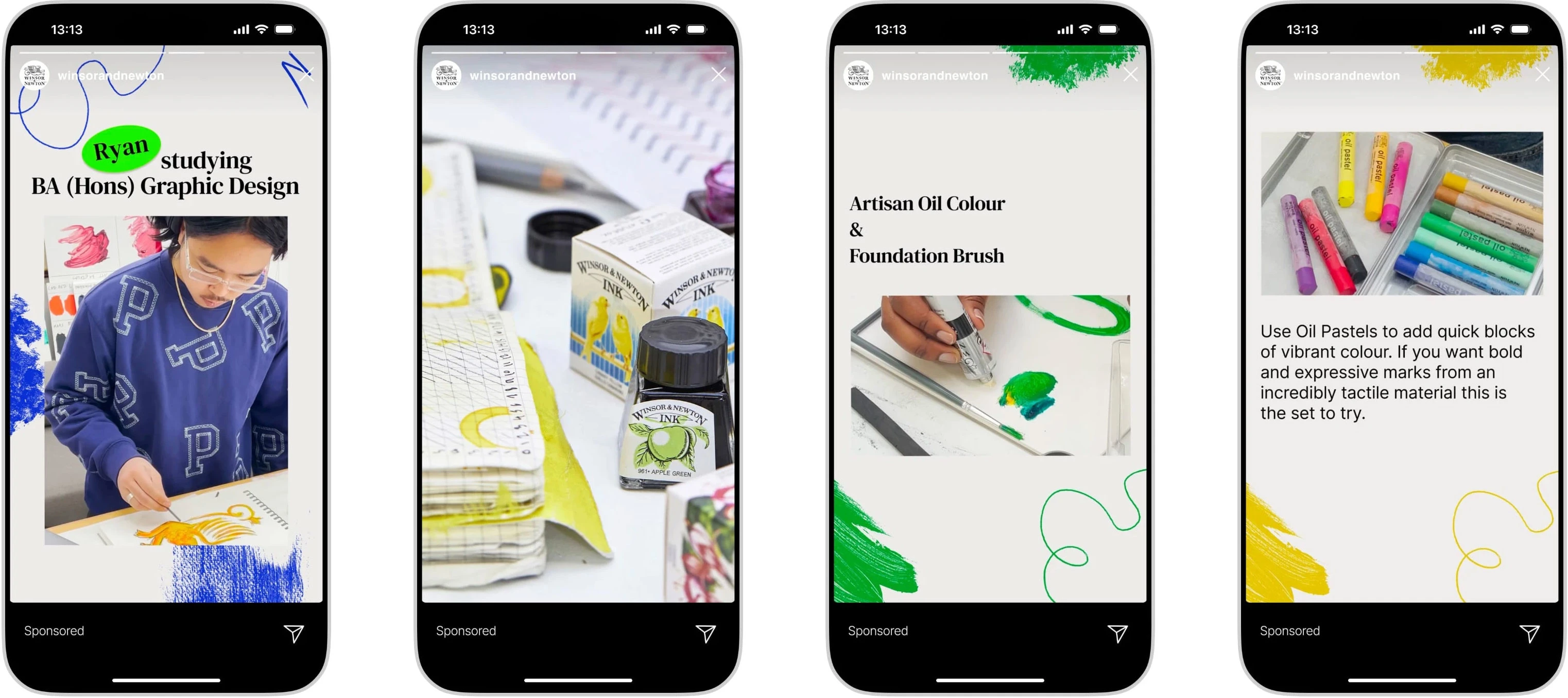 Four story format campaign video assets