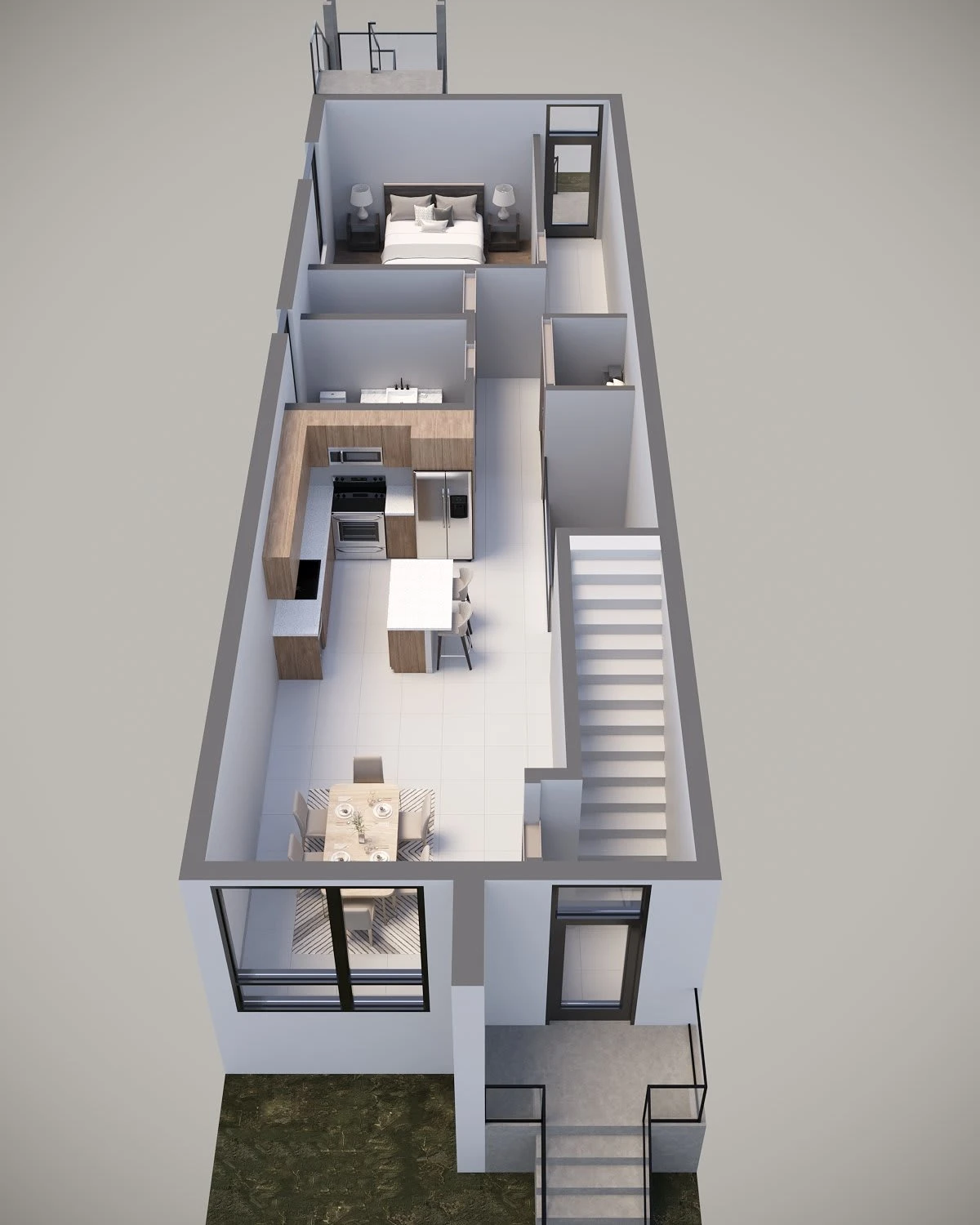 3D Floor  Plan Angle View
