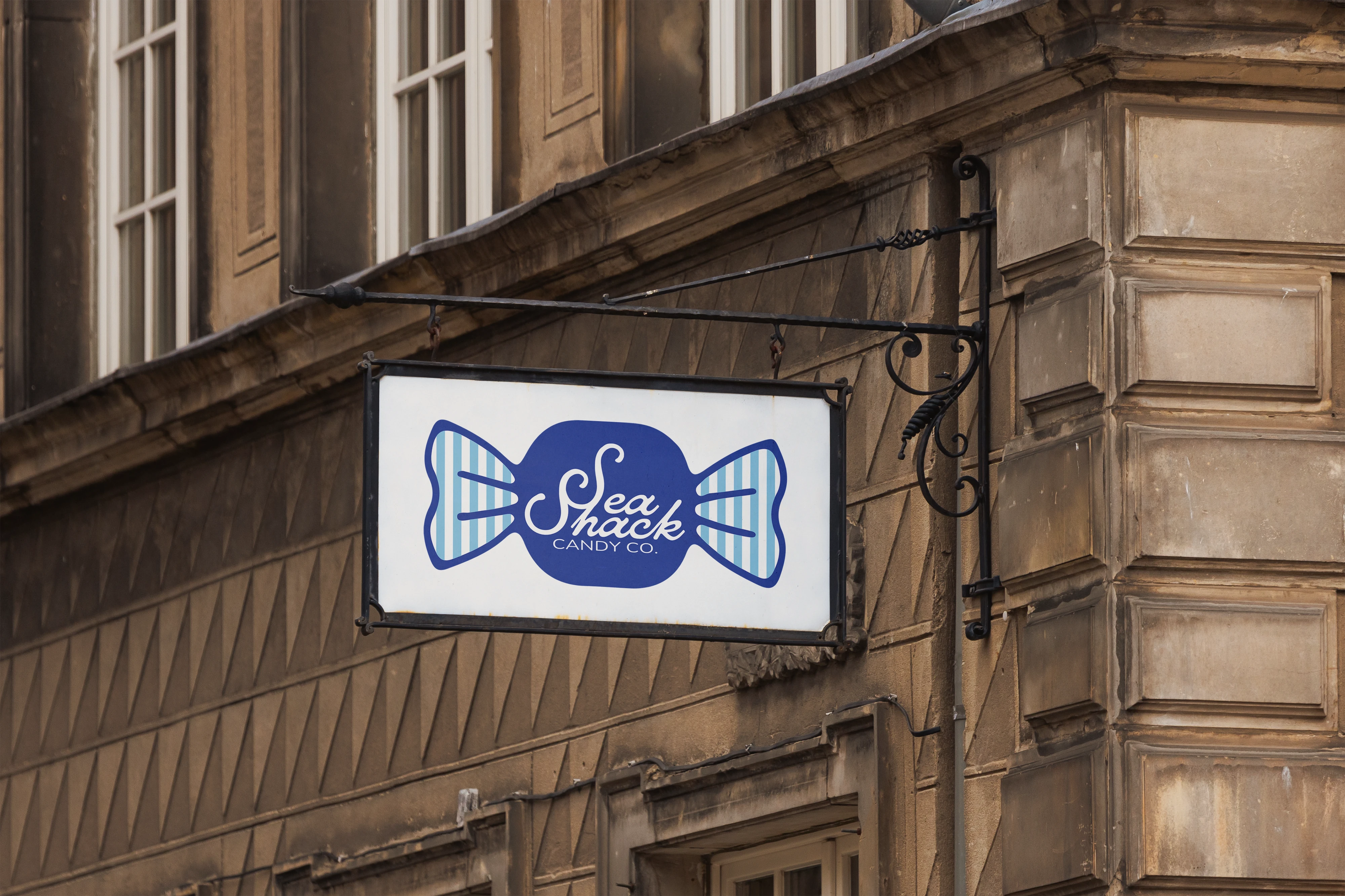 Exterior hanging sign design