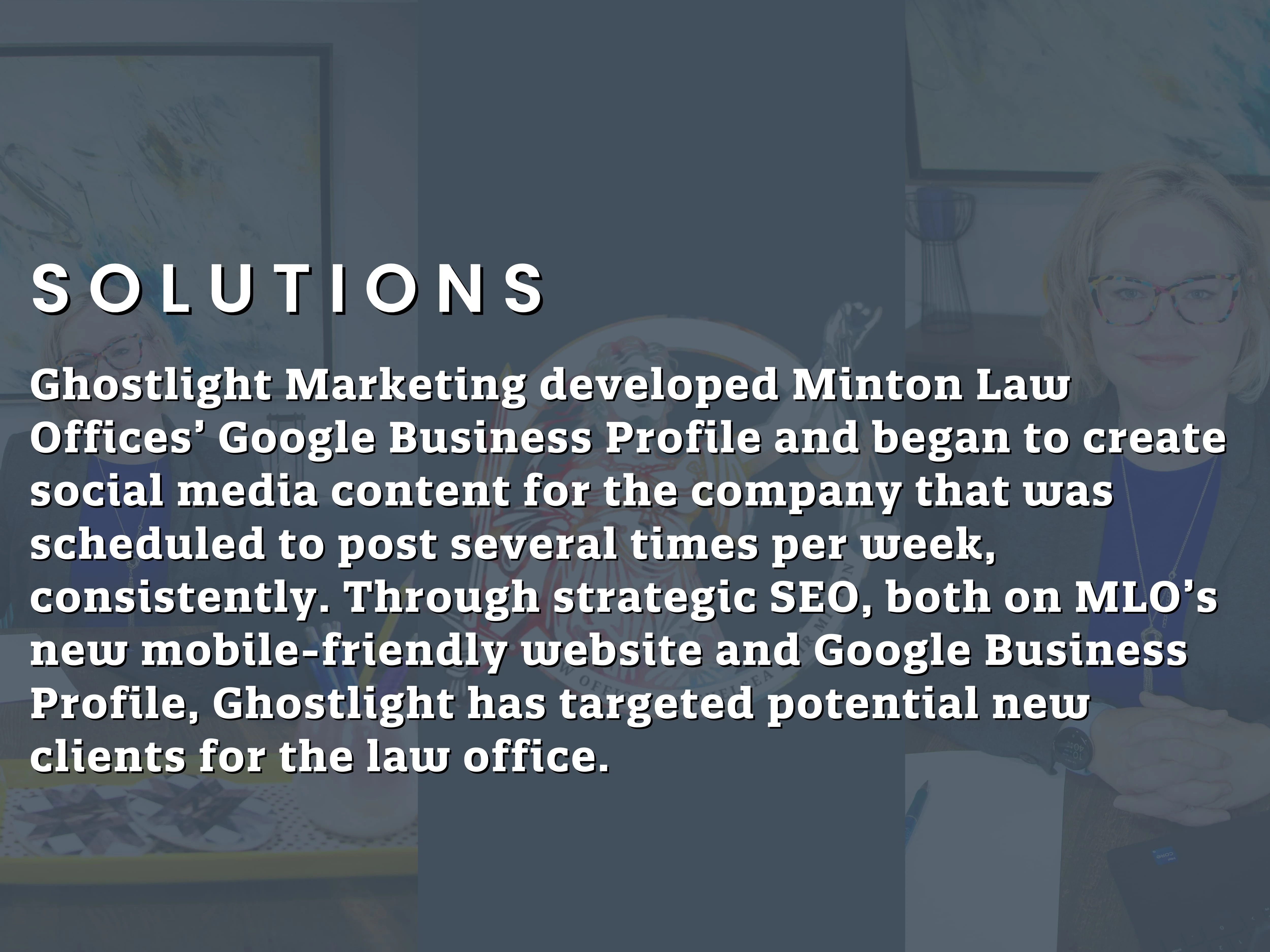 The solution offered by Ghostlight Marketing Agency