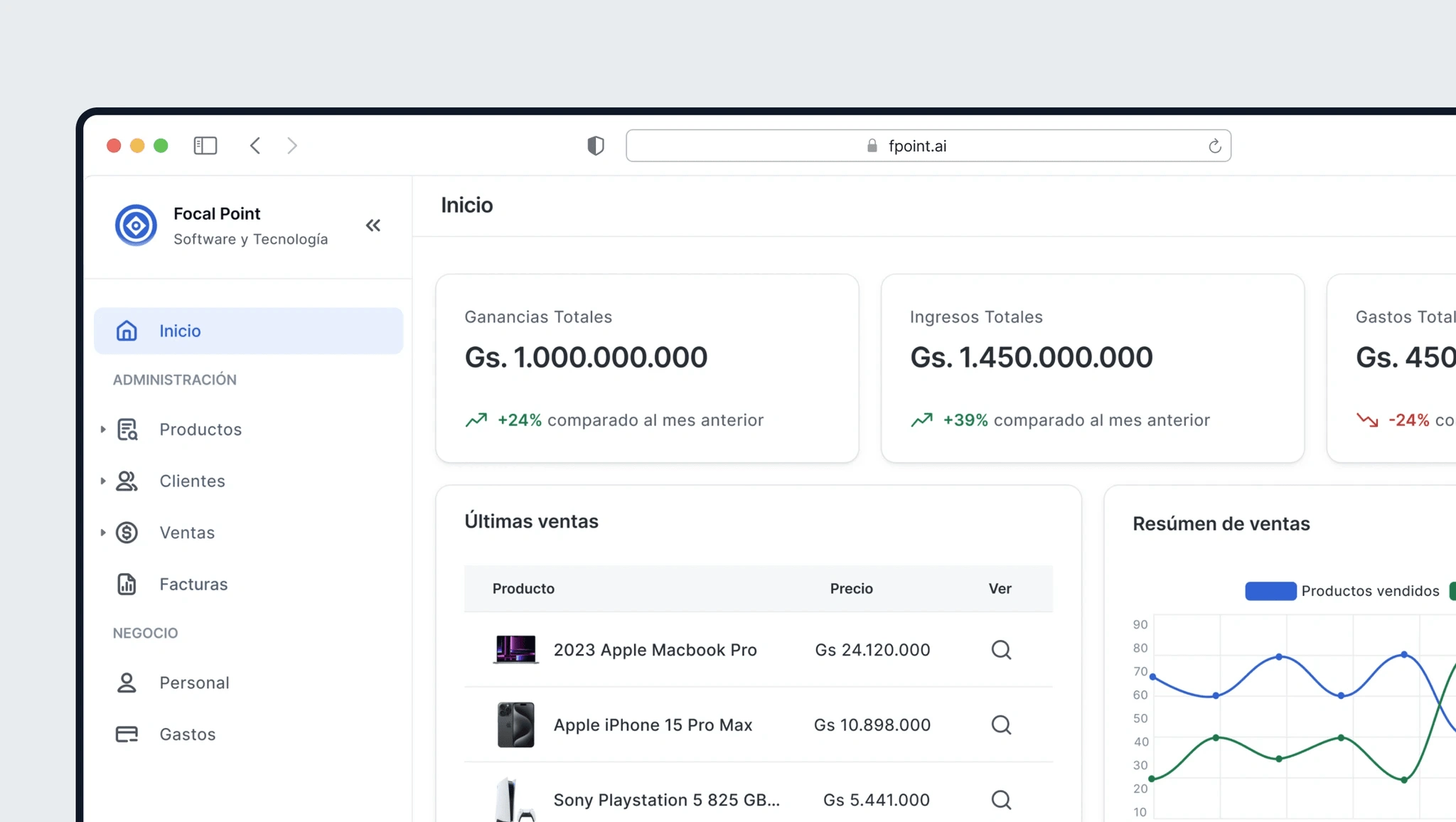 Main Dashboard