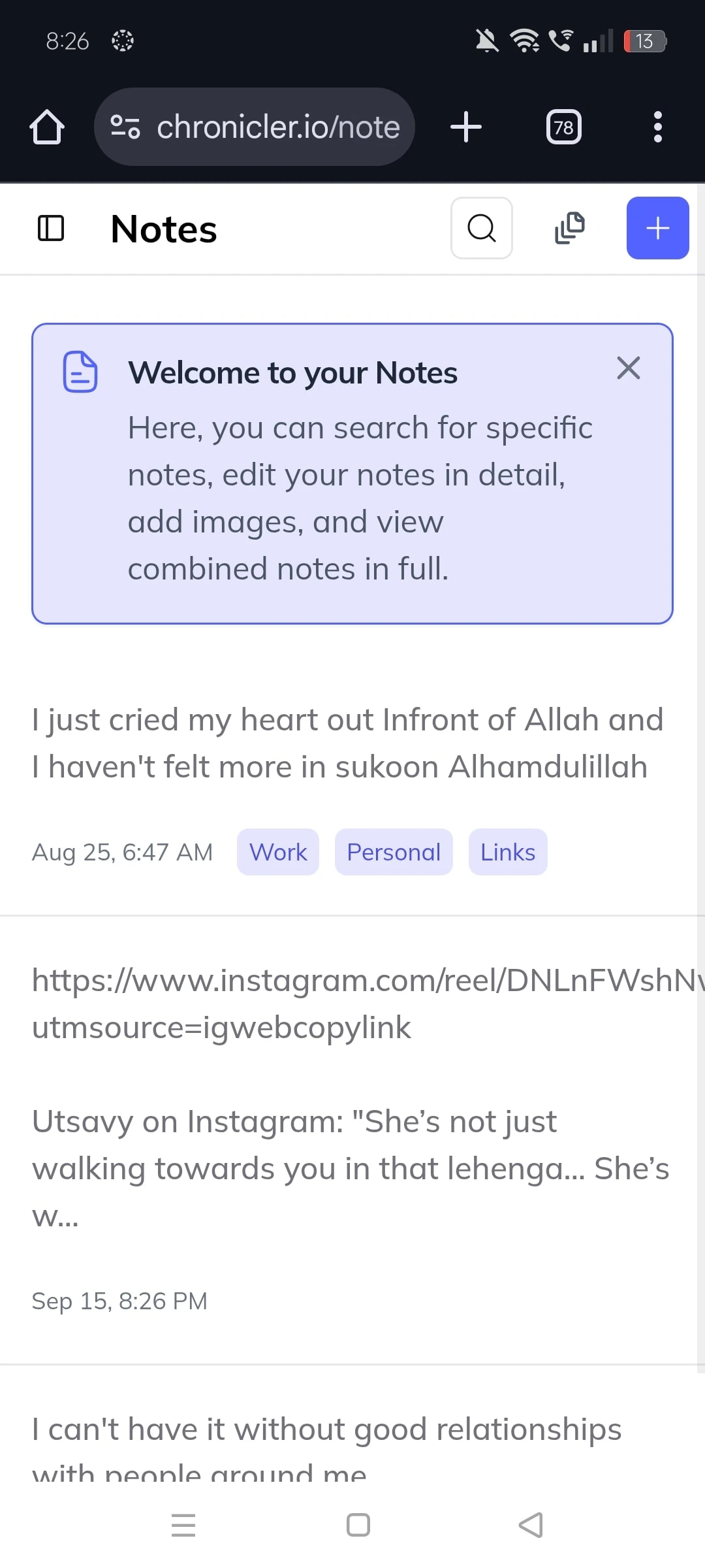 Notes 