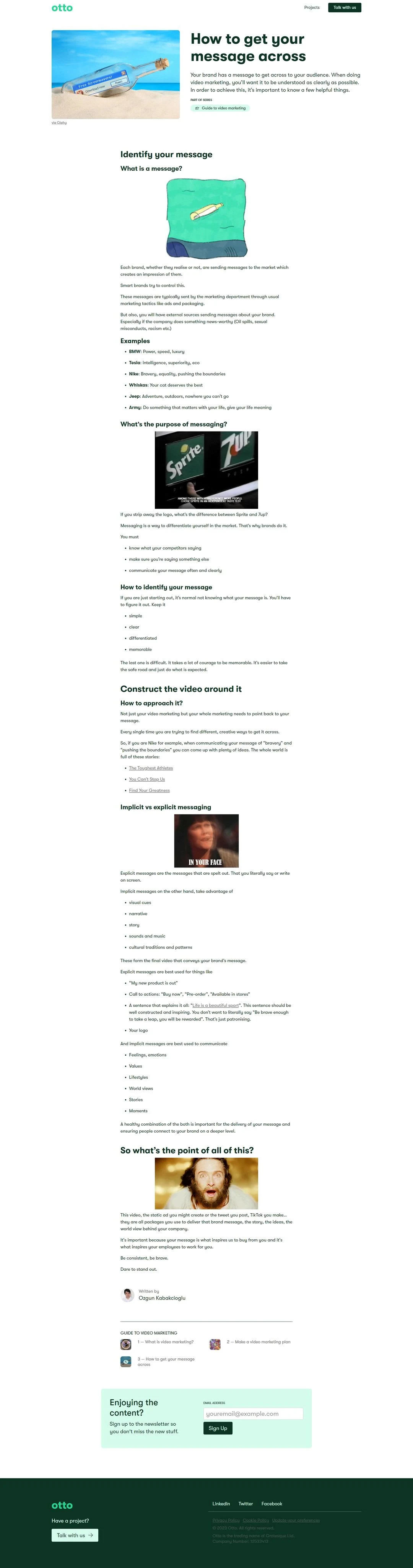Blog post