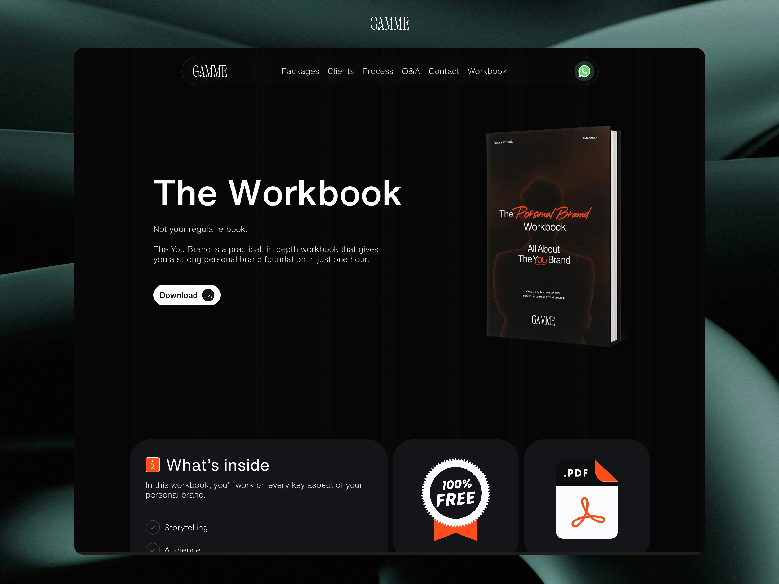 Workbook page
