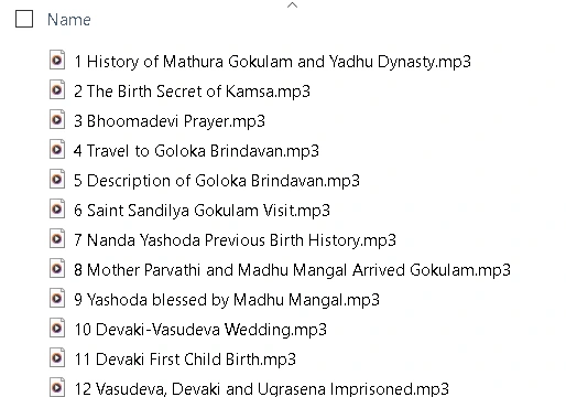 Voiceovers of English Version