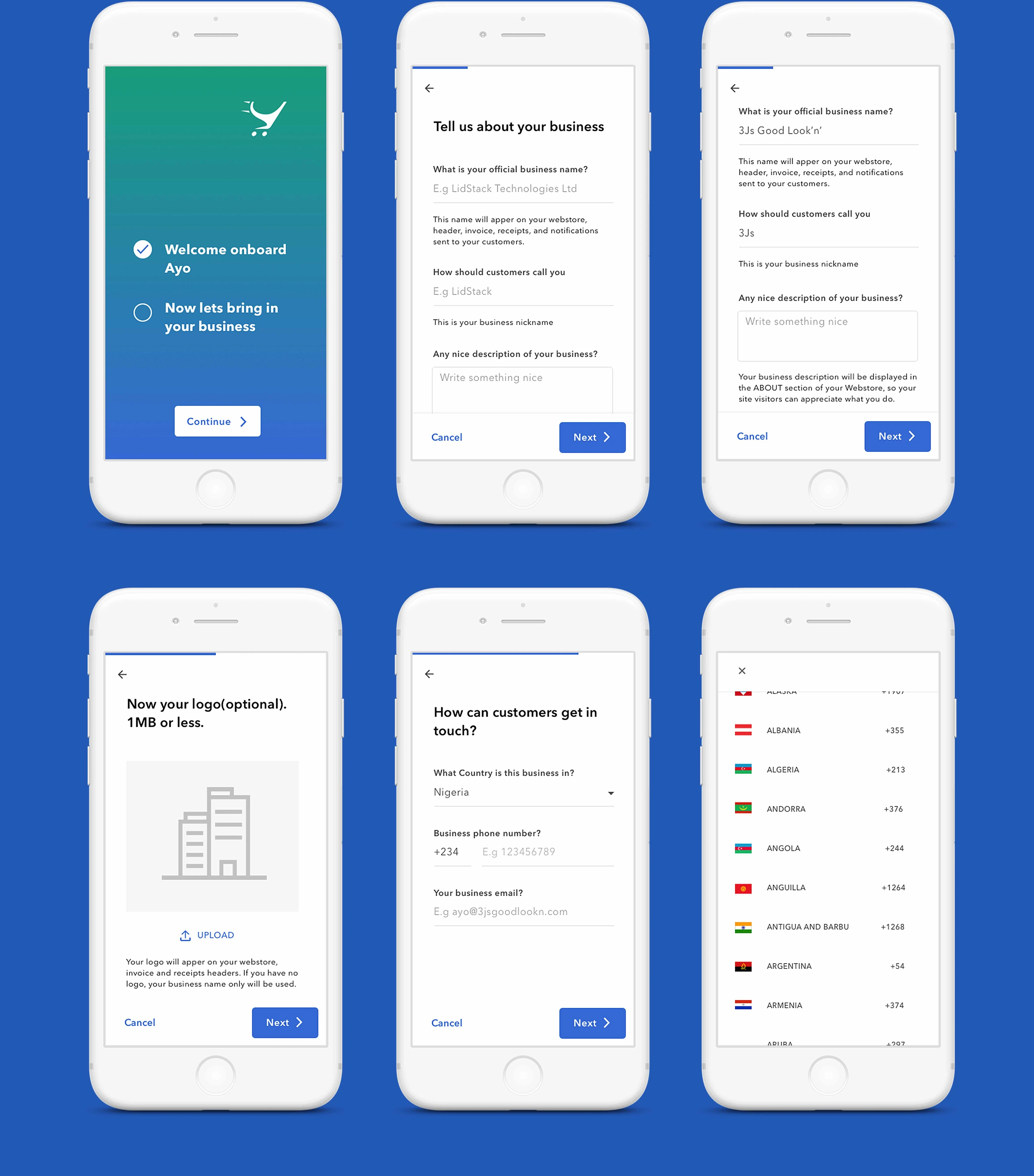 Create account