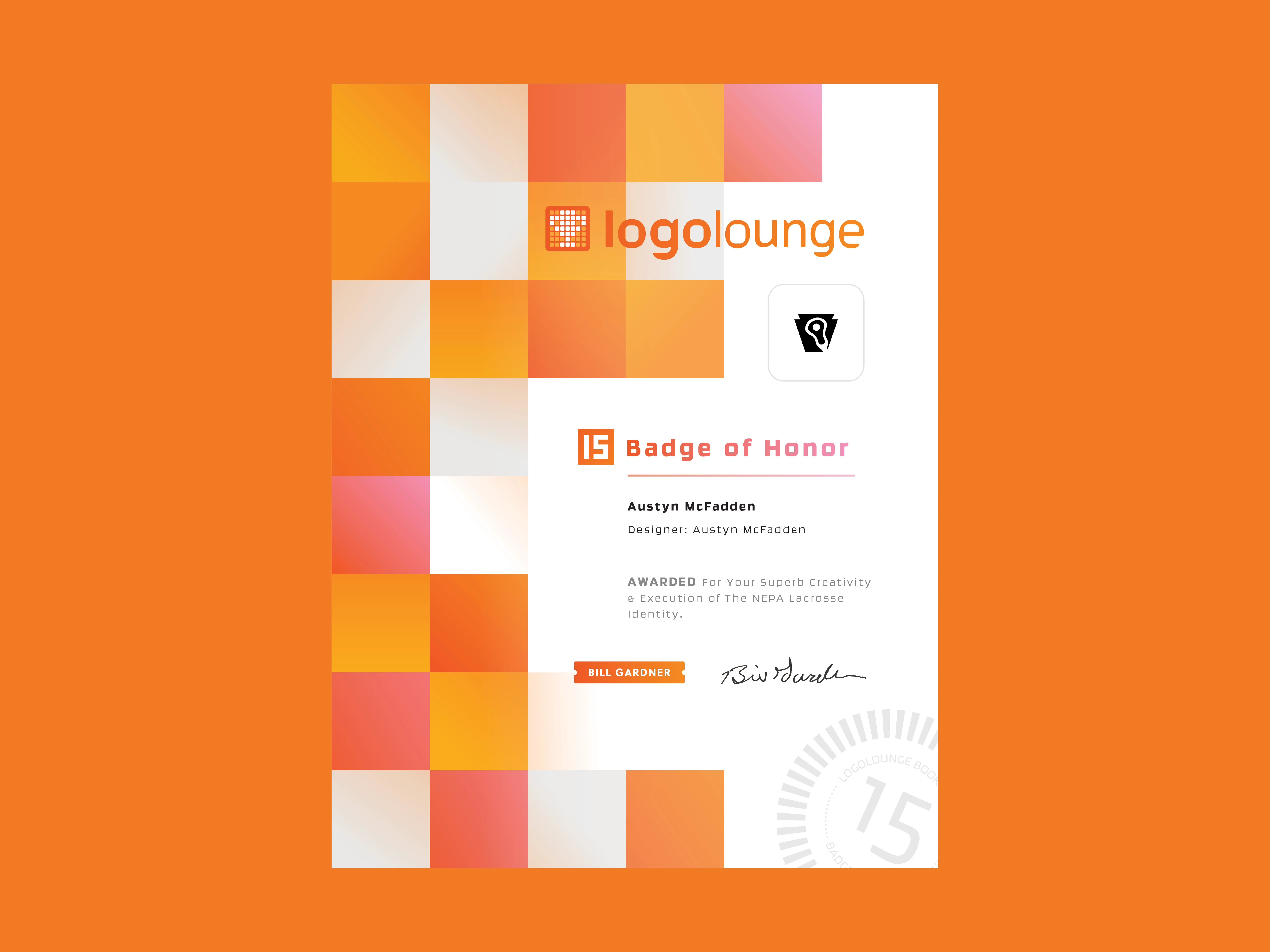 Certificate from Logo Lounge