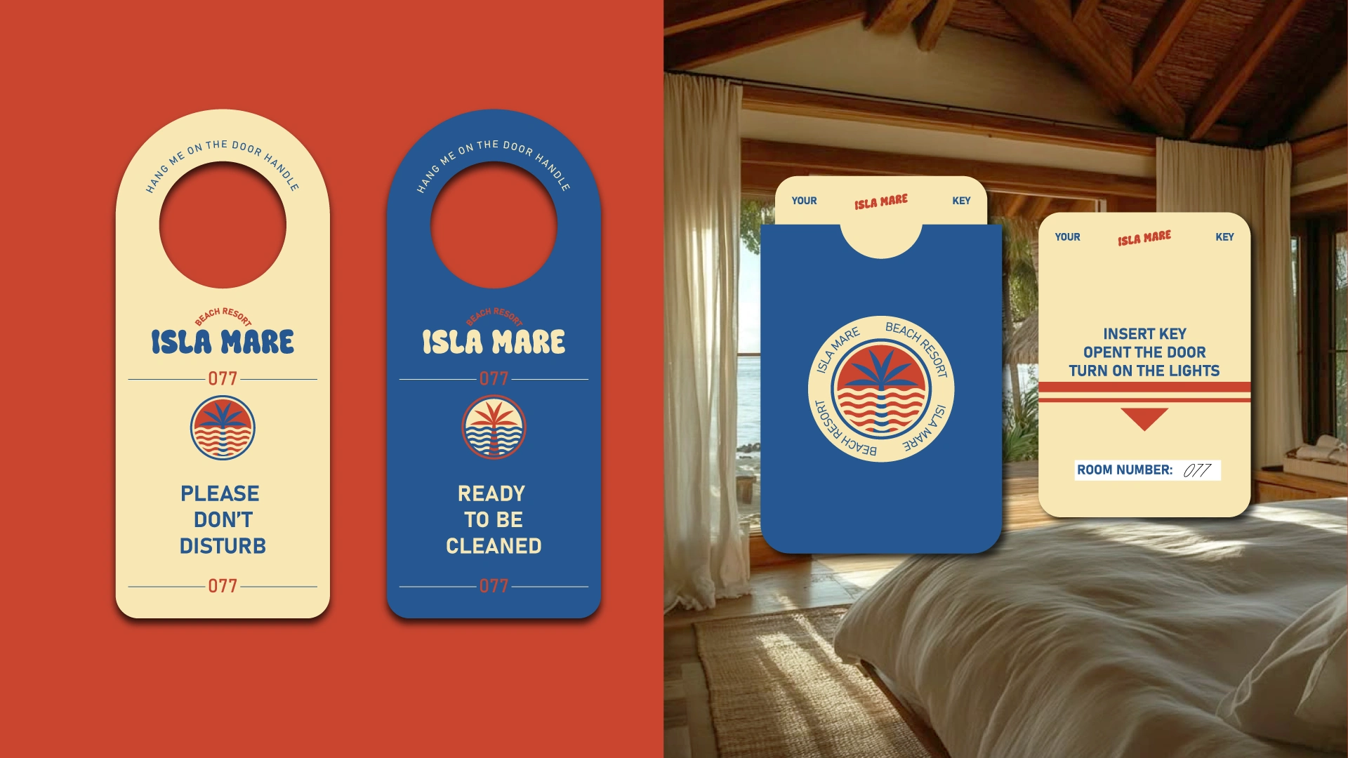 Door Hanger & Key Card Design