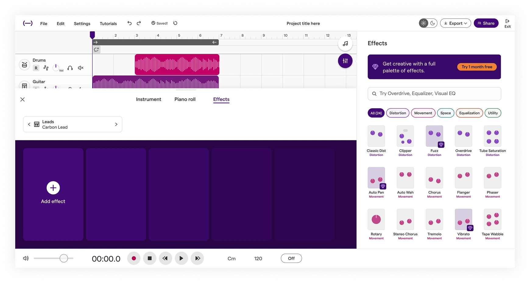 New: Opportunities for monetization in the effects catalog