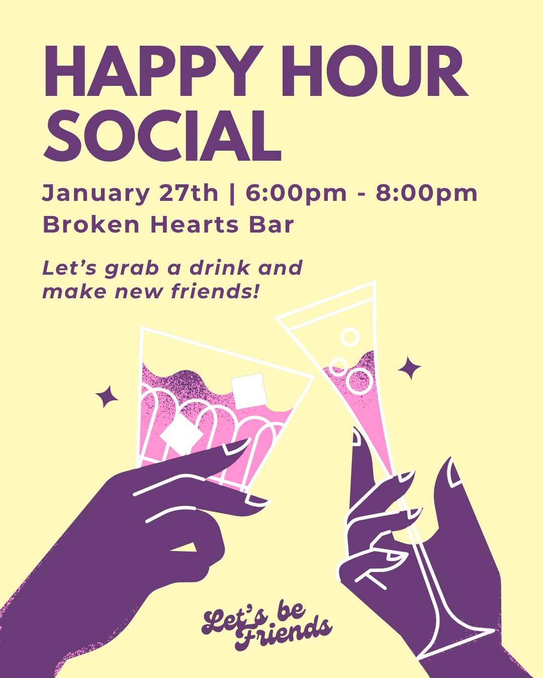 Happy Hour at Broken Hearts Bar