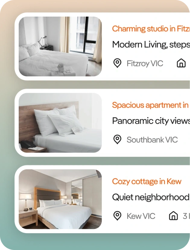 Room service ordering and status tracking