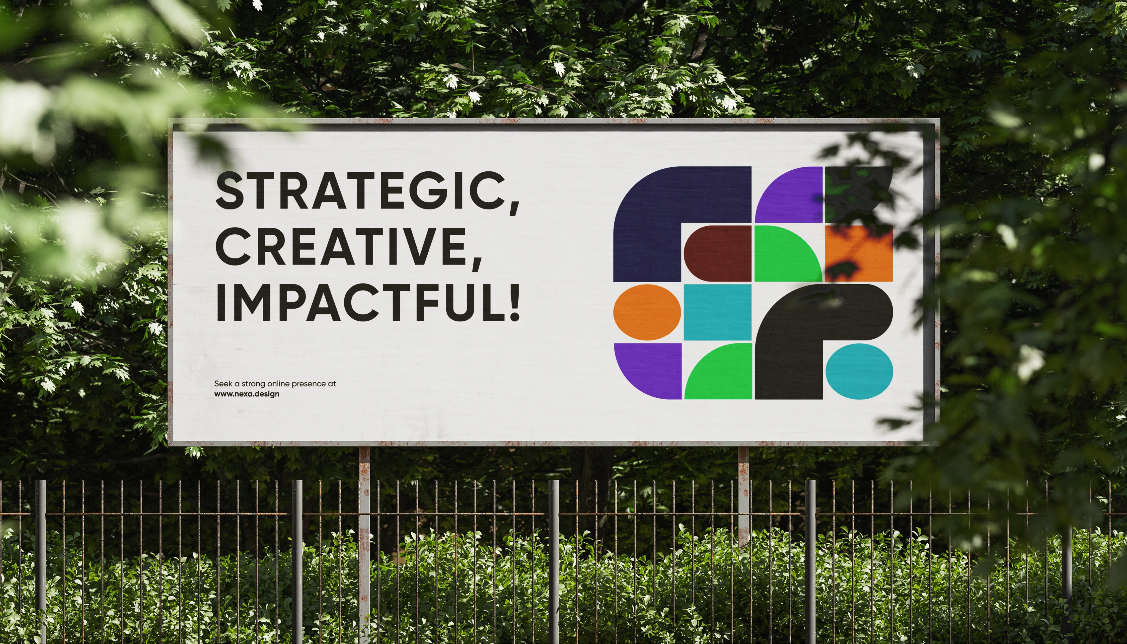 Strategic ad banner