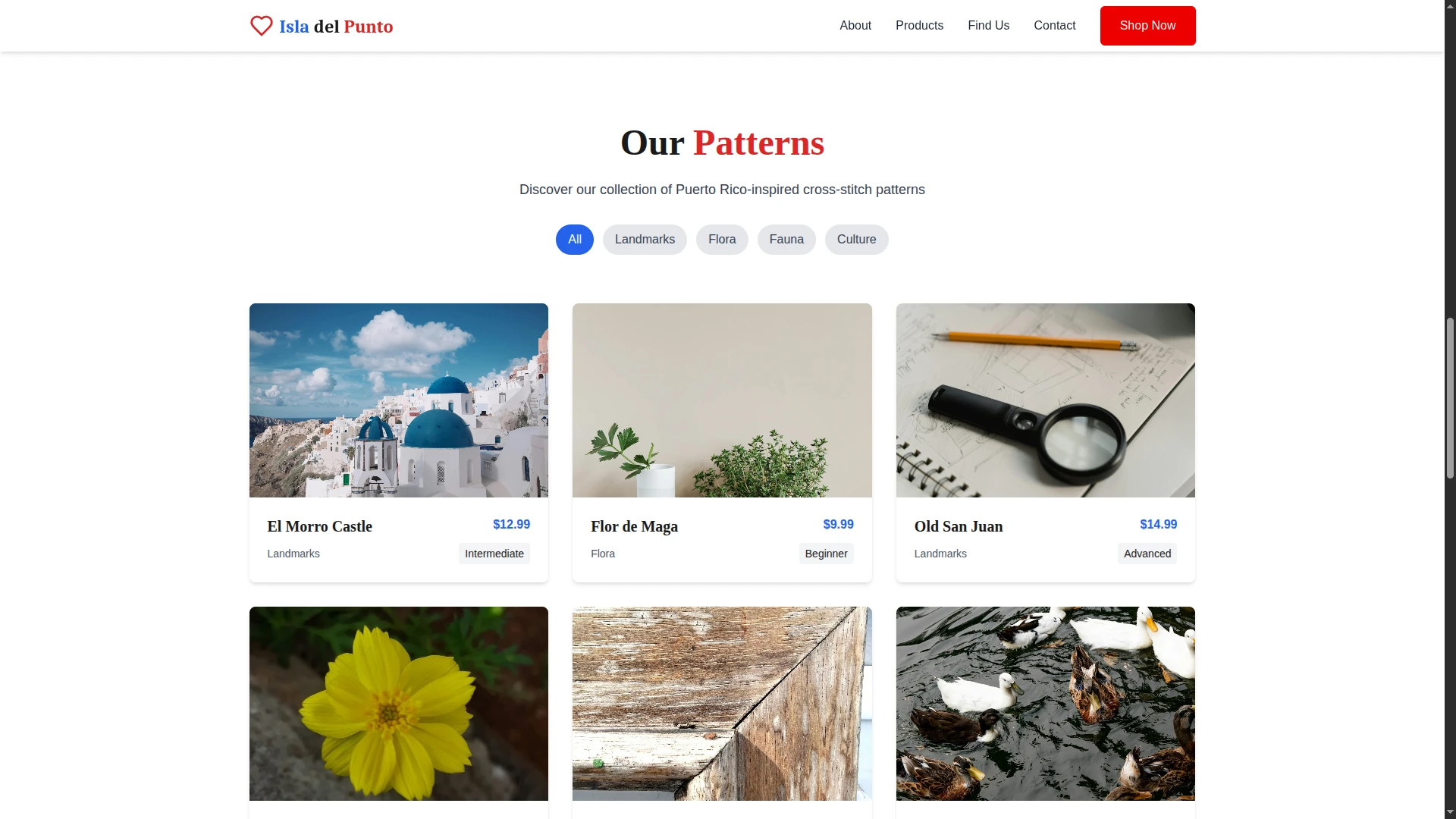 Gallery of Patterns and Products