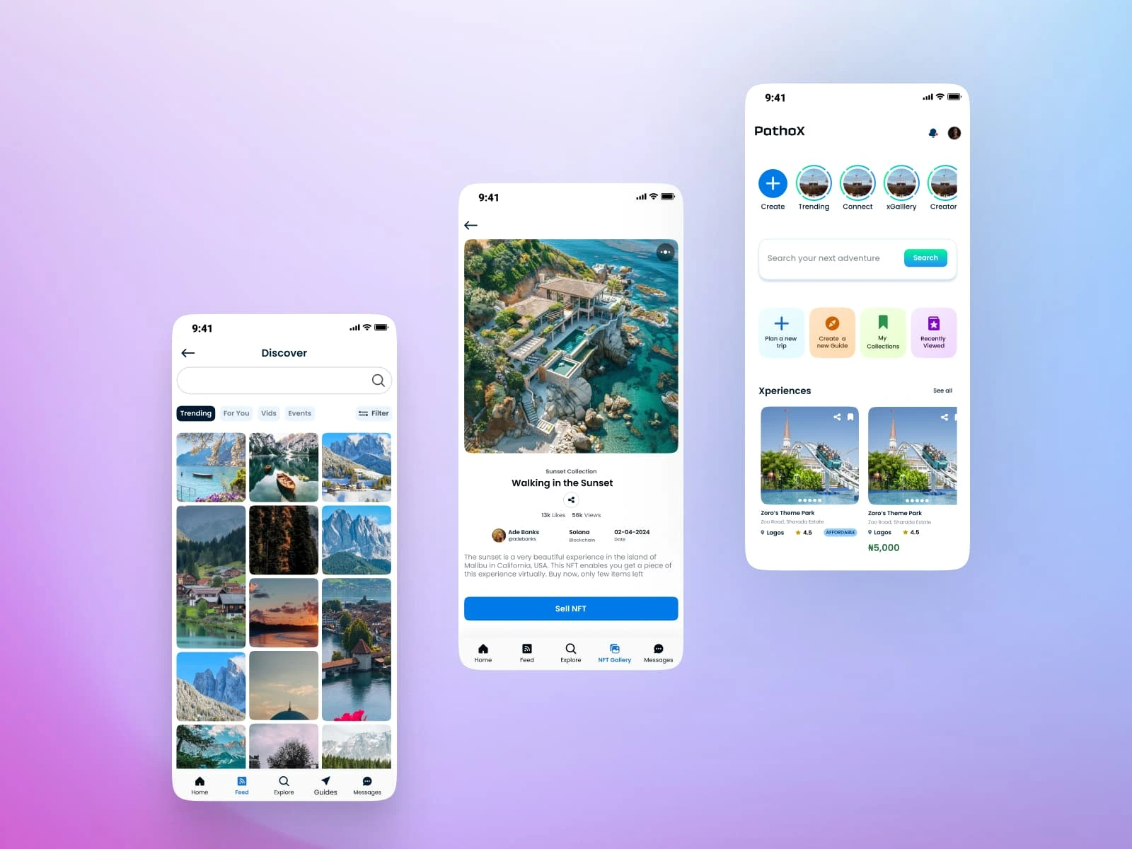 PathoX Mobile Screens Page