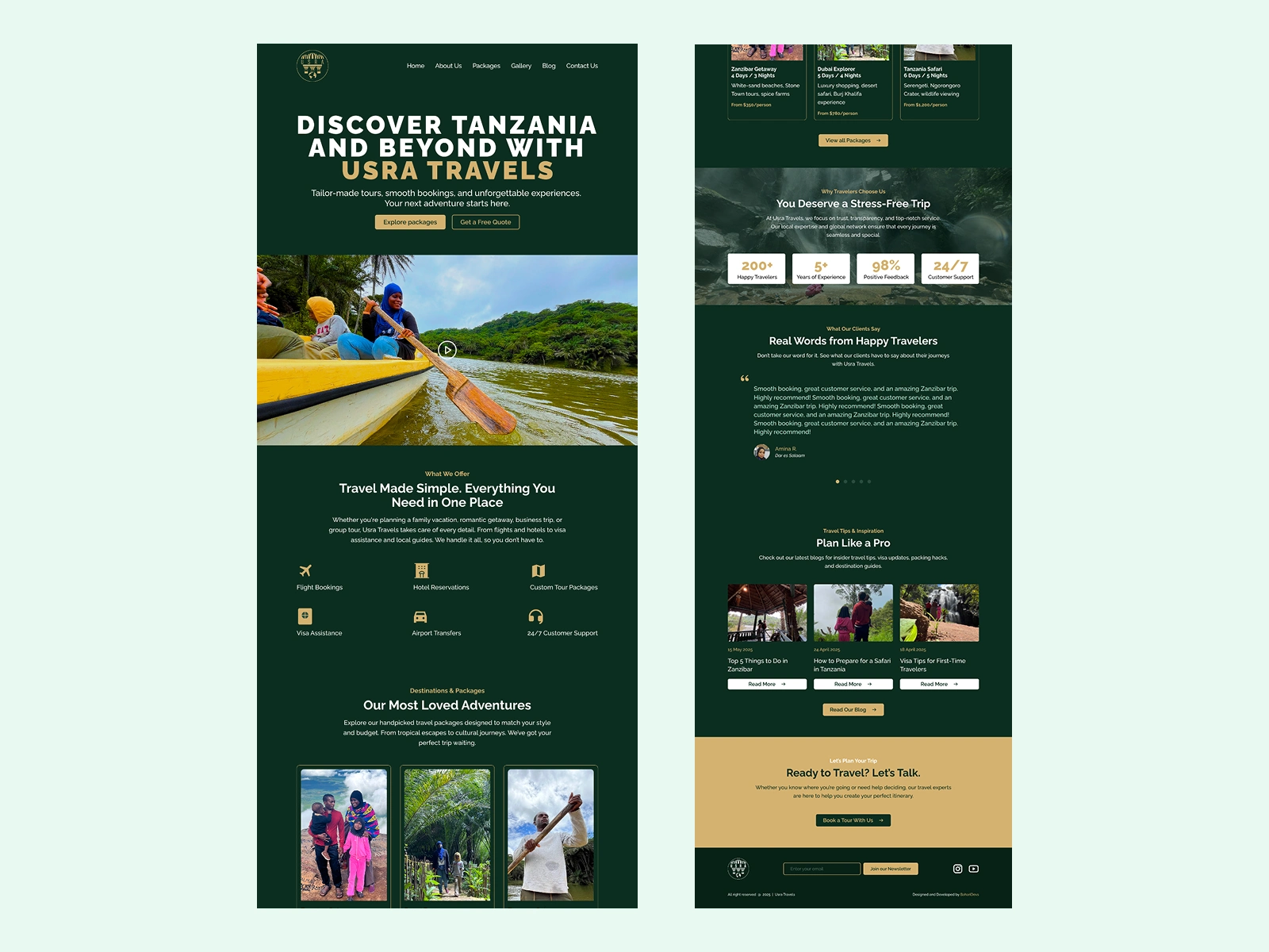 Usra Travels Homepage