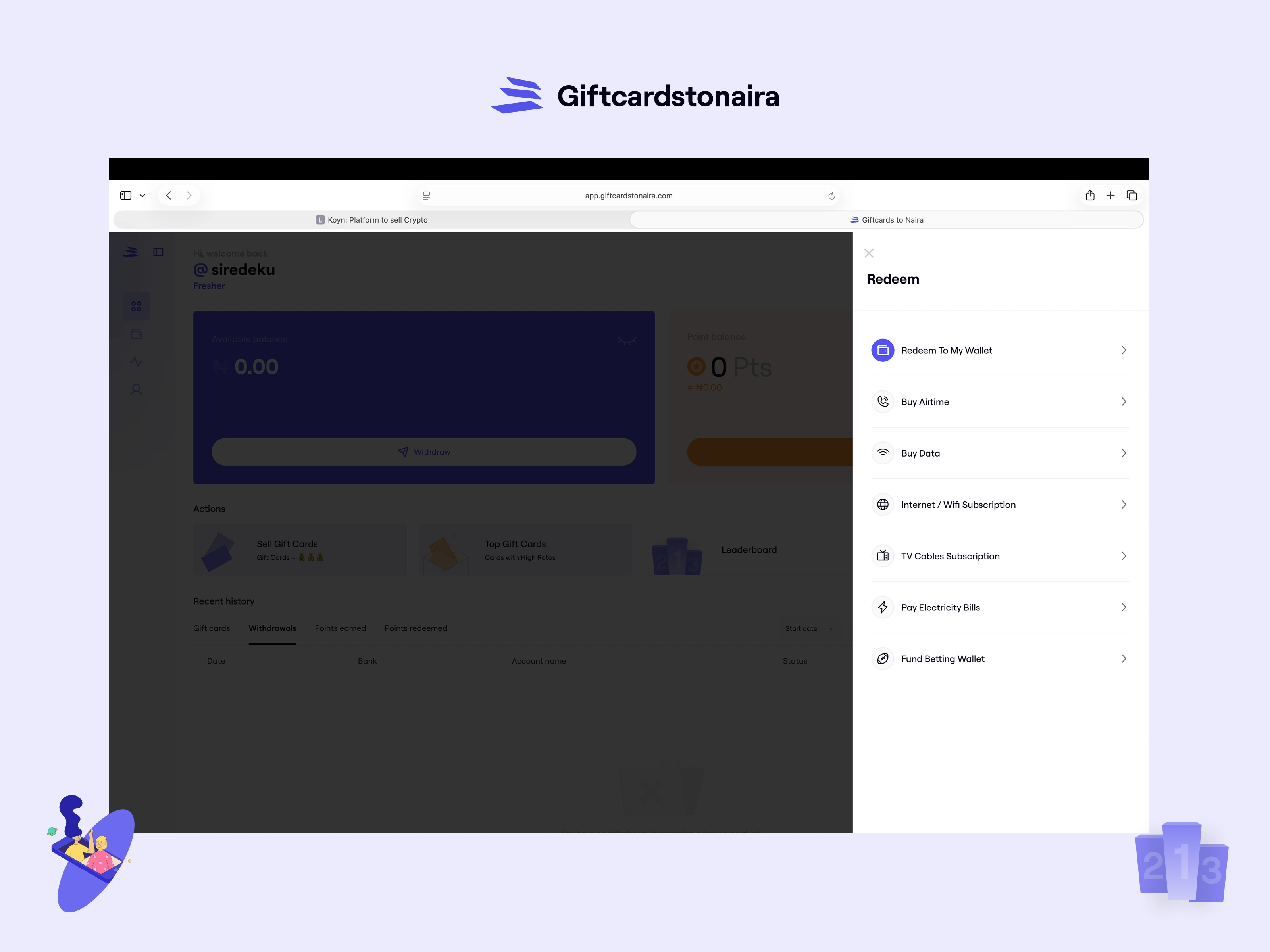 Bill Payment dashboard displaying available utility providers, pre-validation checks, and input fields.
