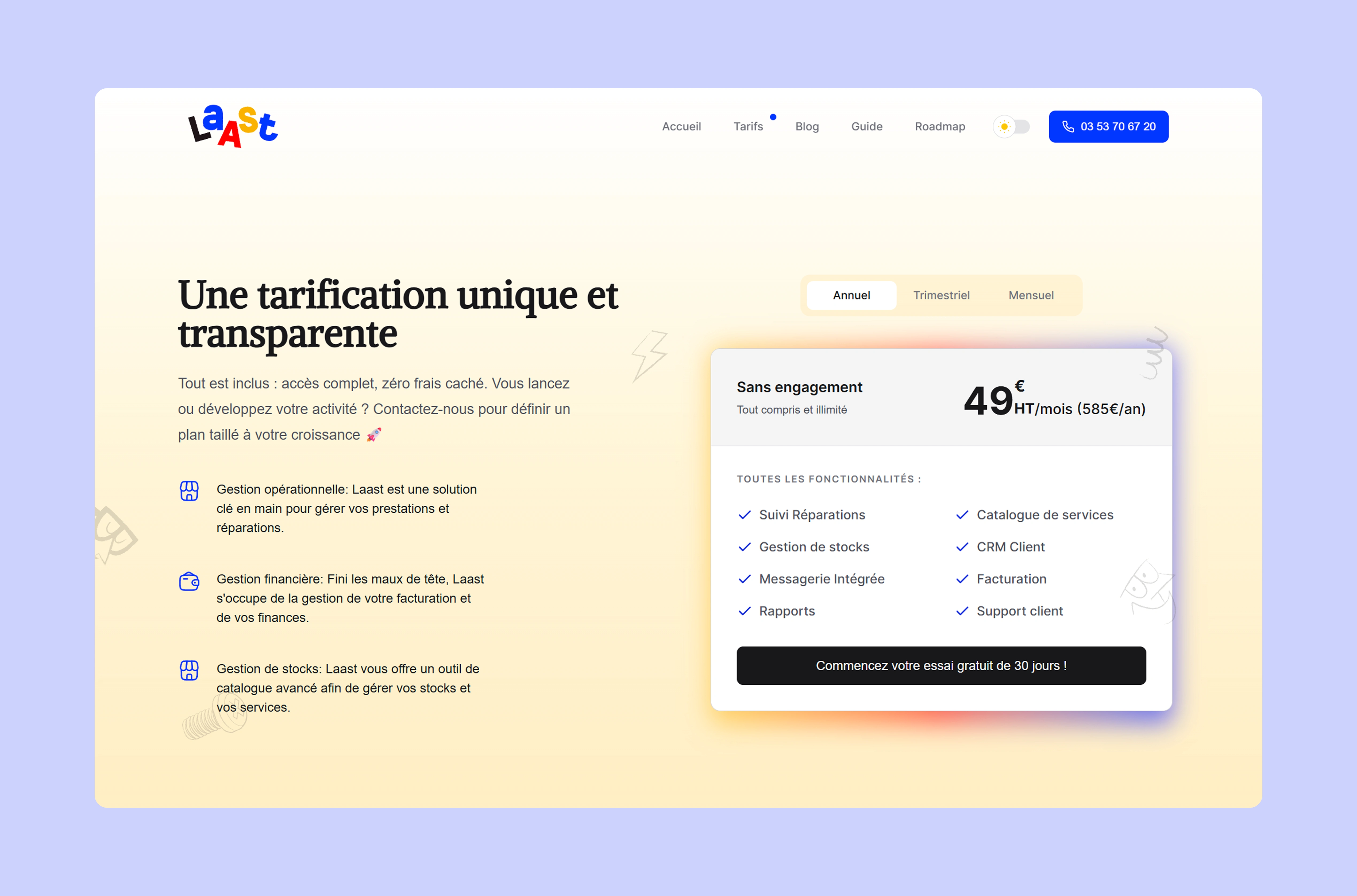 Pricing should be simple and understandable