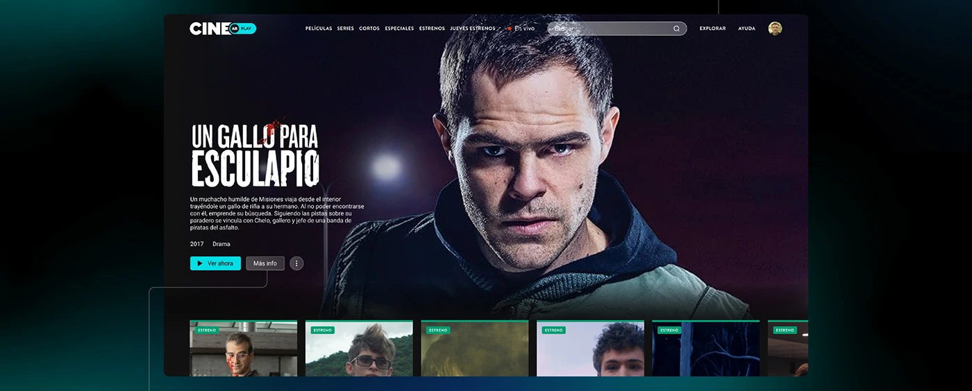 Homepage Access and Featured Banner Strategy: Design of the main entry point to the platform and the dynamic, high-impact hero banner used for promoting the current featured content or release.