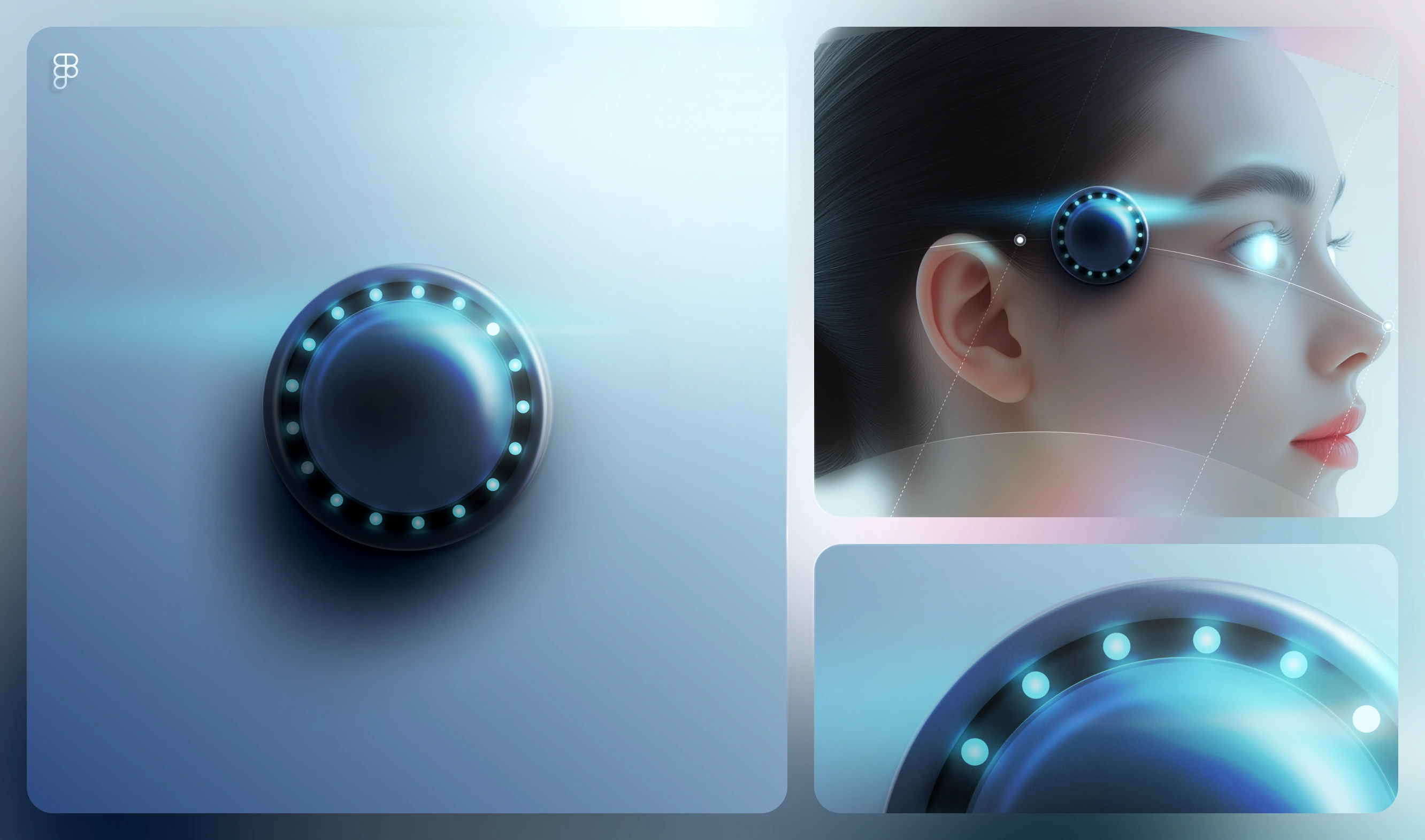 Nubbin Product Hero Section Design – First Vector Iteration for the Nubbin Implant