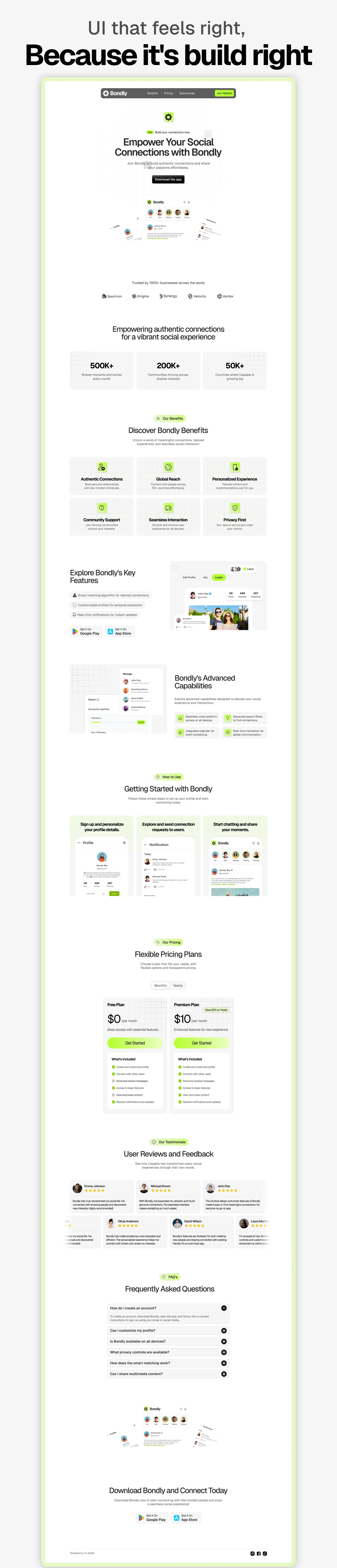 Landing Page