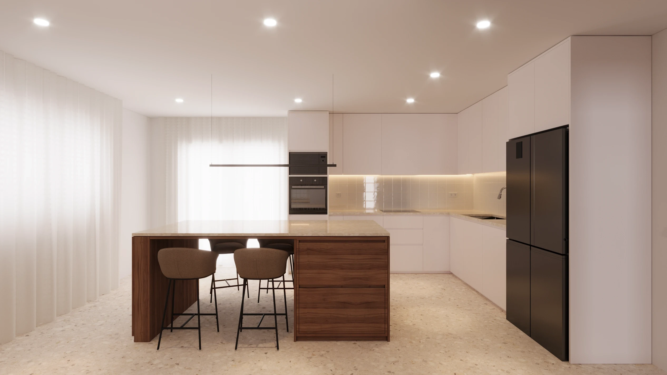 Kitchen View / Meirinhas House