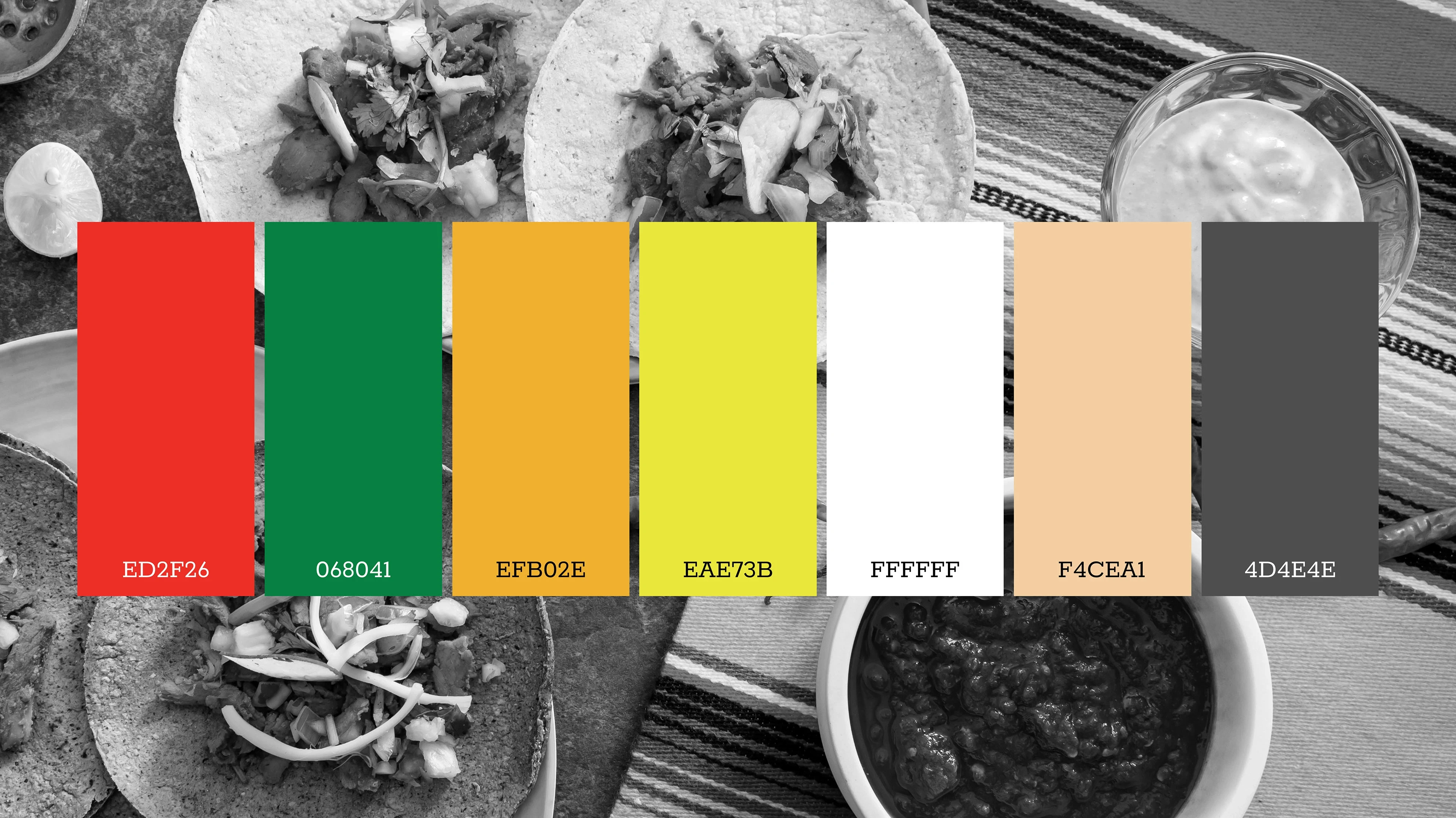 The color paletteis thoughtfully chosen to evoke the energy of fiestas and the depth of tradition, infusing life into every touchpoint.