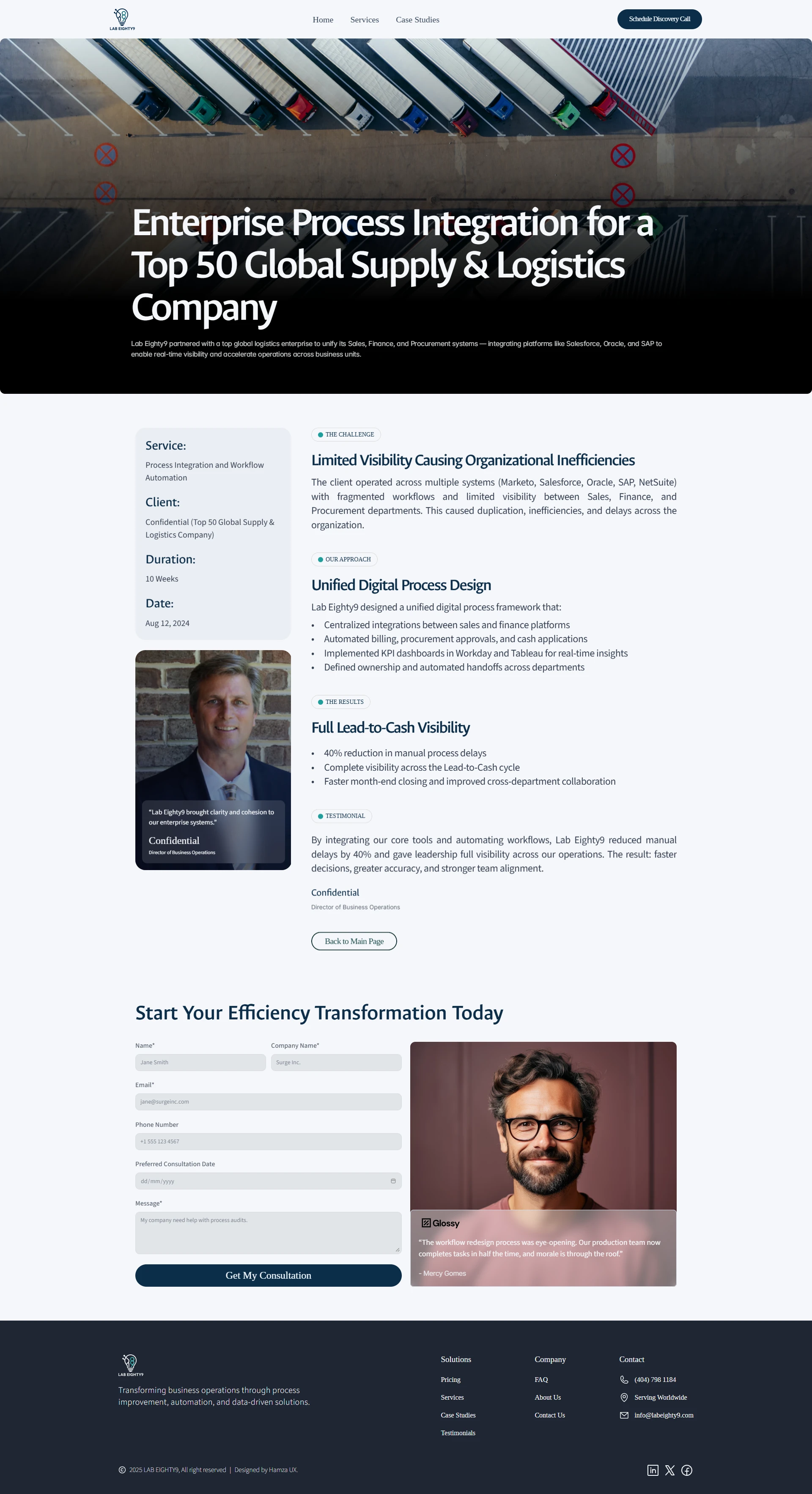 Single case study page