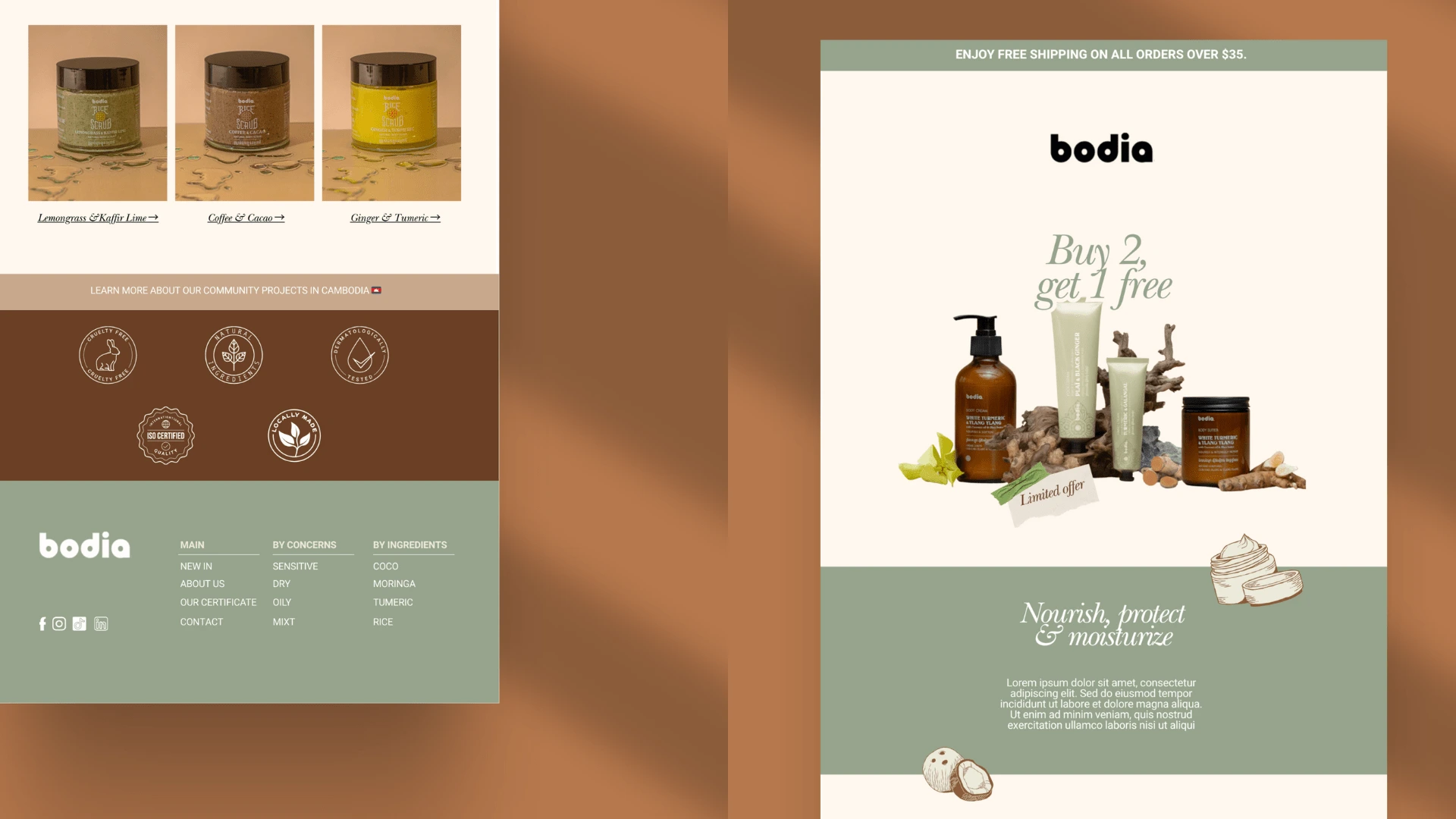 Redesigned newsletter footer to emphasize engagement, trust, and transparency