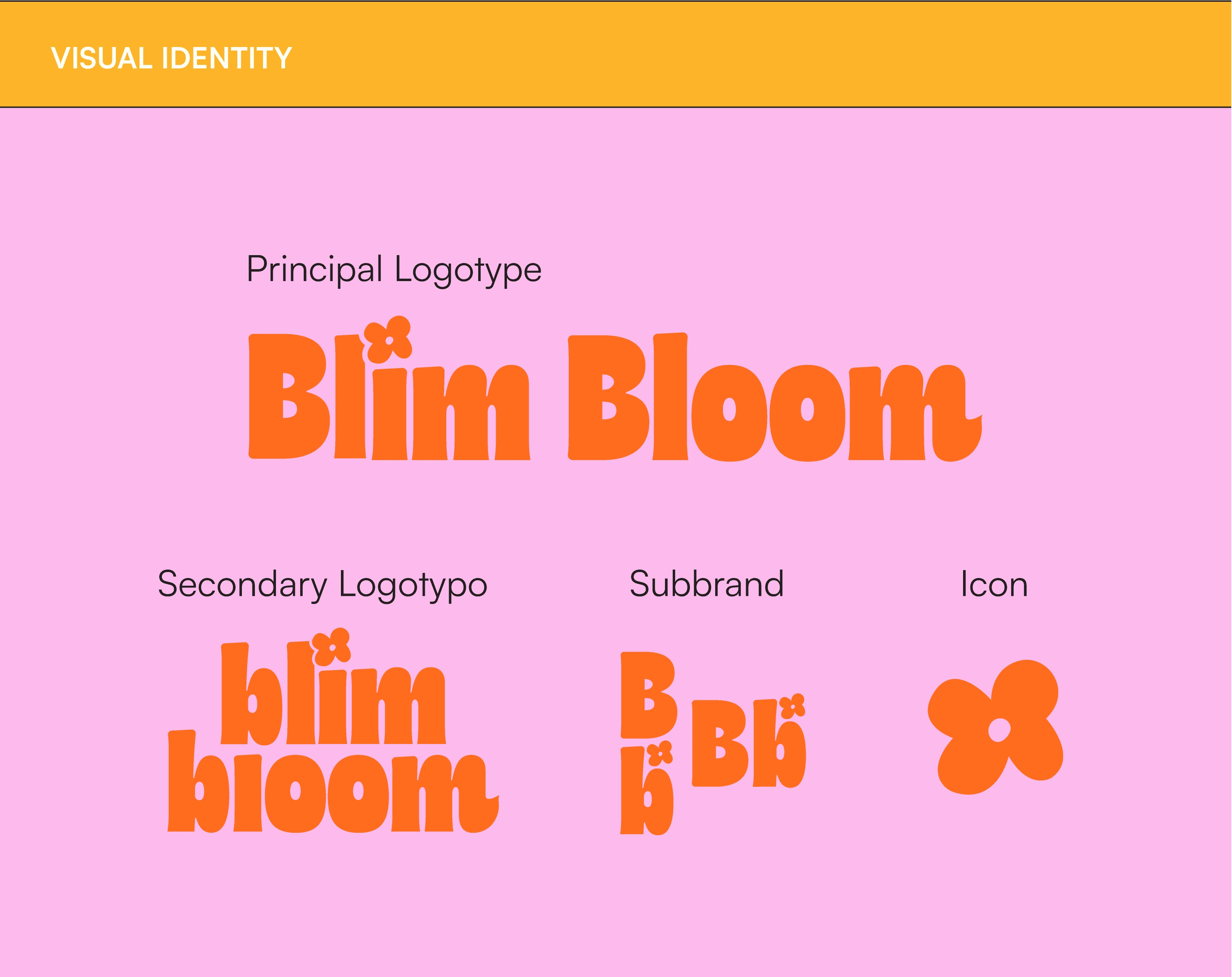 On this image you can see the Logo Suite. For this brand I work on four different versions ready to apply on different places and sizes.