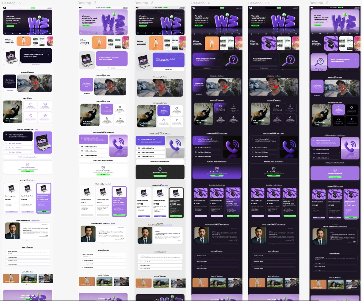 wiwiwi studio color test